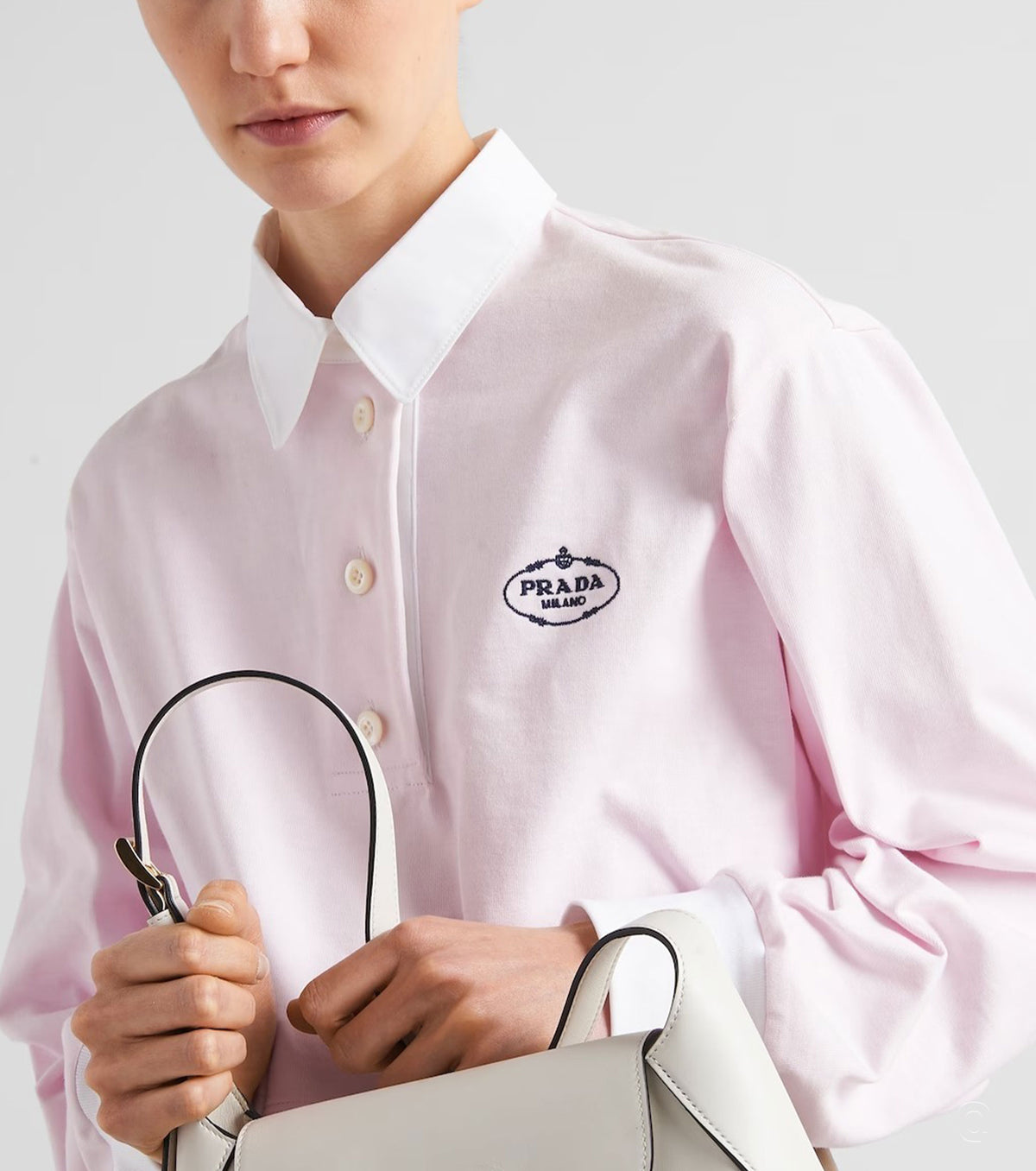 Jersey Polo Sweatshirt PRA1290W