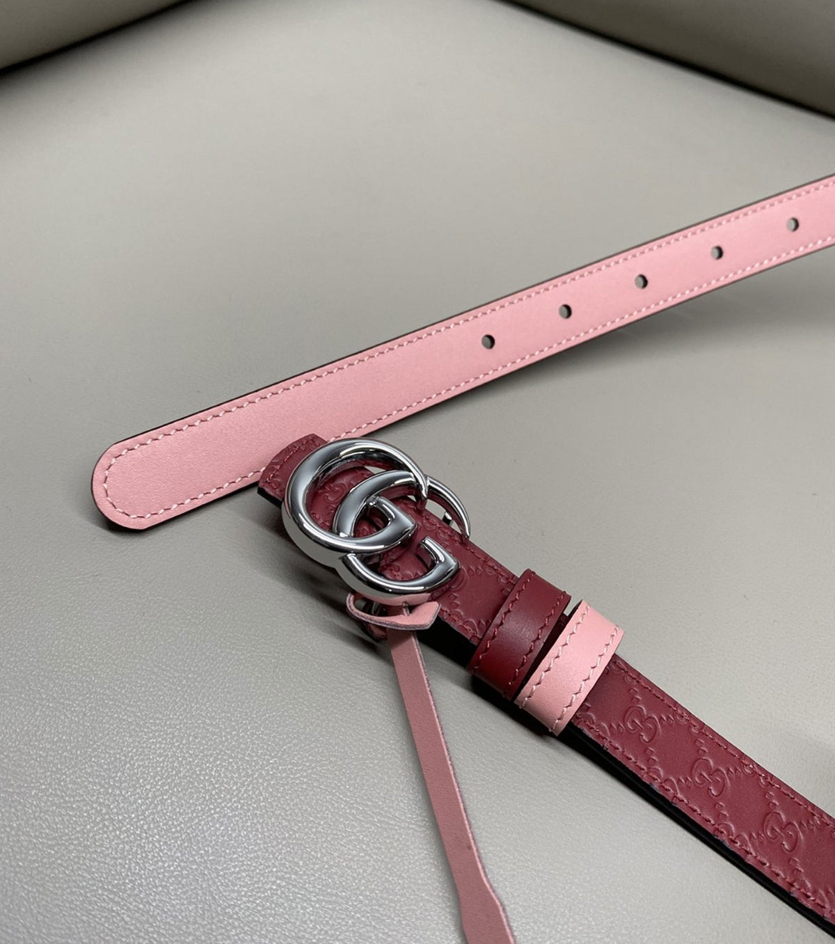 Reversible GG Marmont thin belt