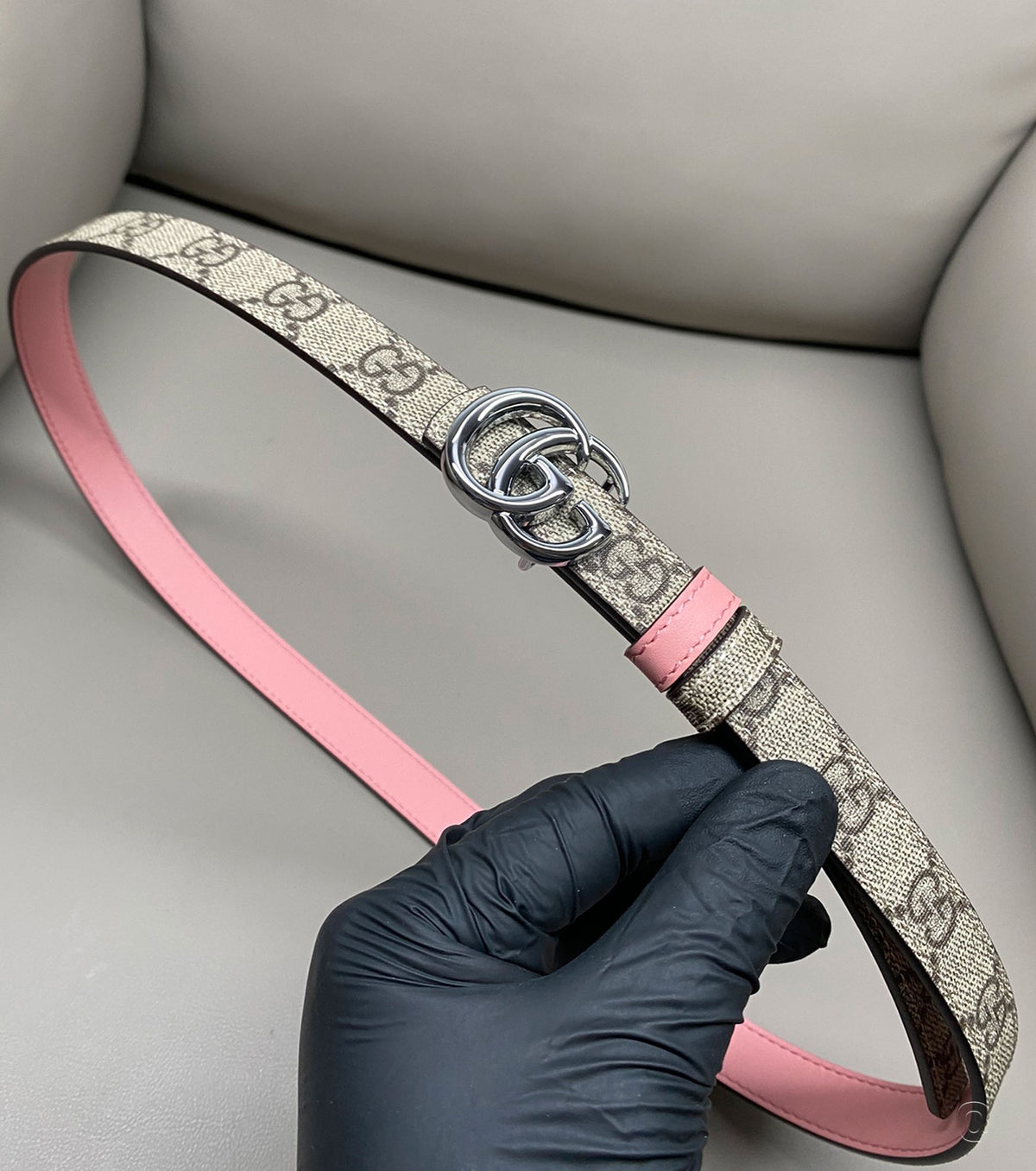 Reversible GG Marmont thin belt