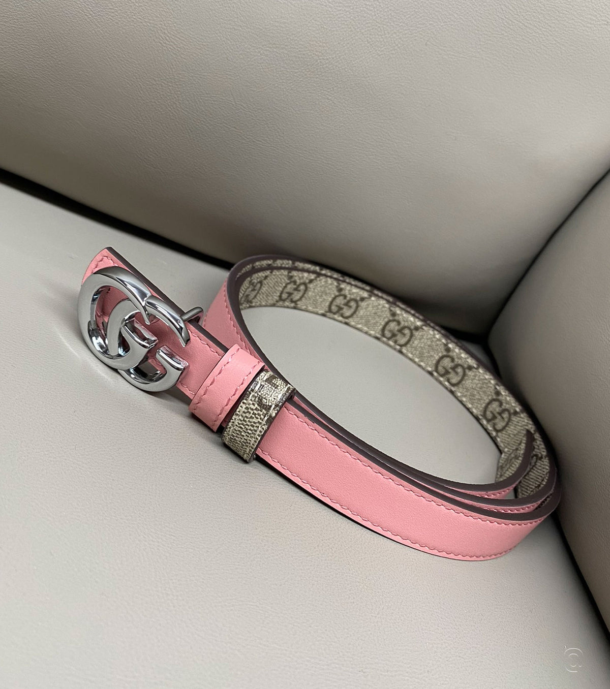 Reversible GG Marmont thin belt