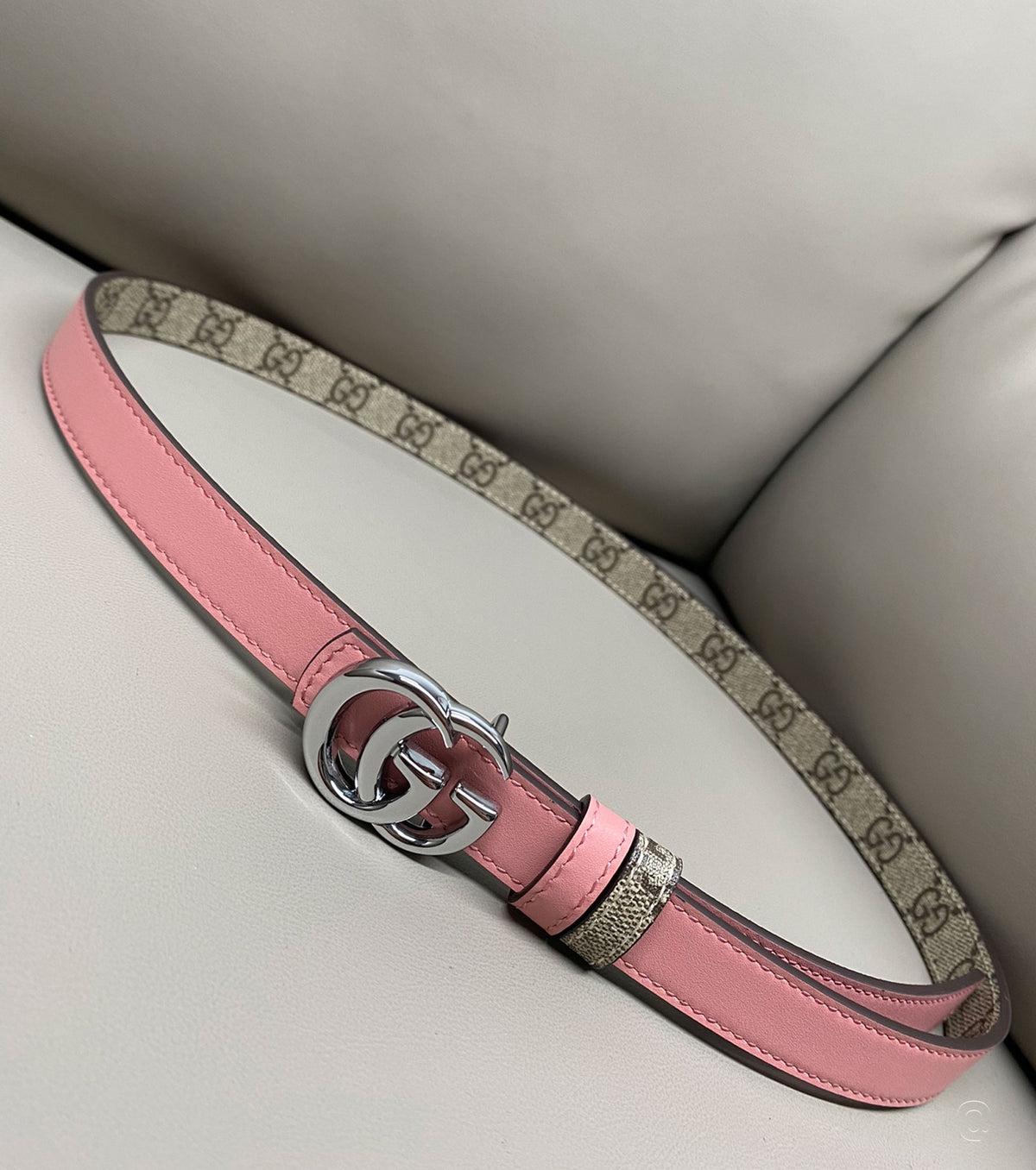 Reversible GG Marmont thin belt
