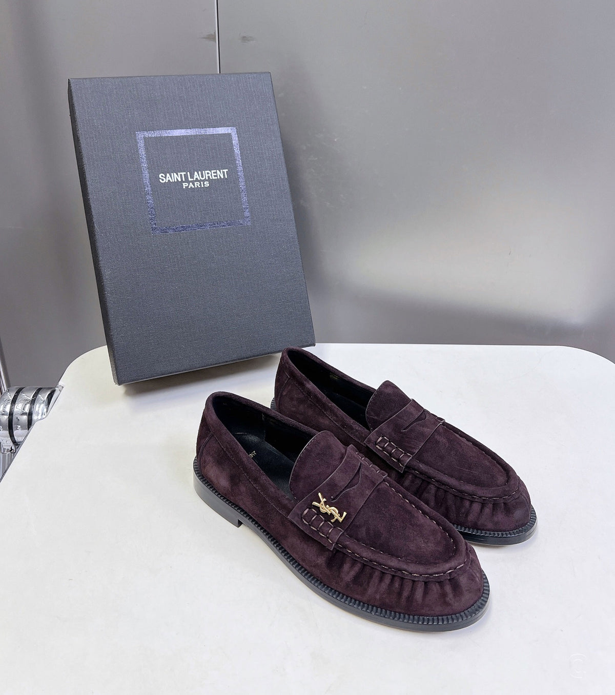 Suede Penny Loafers