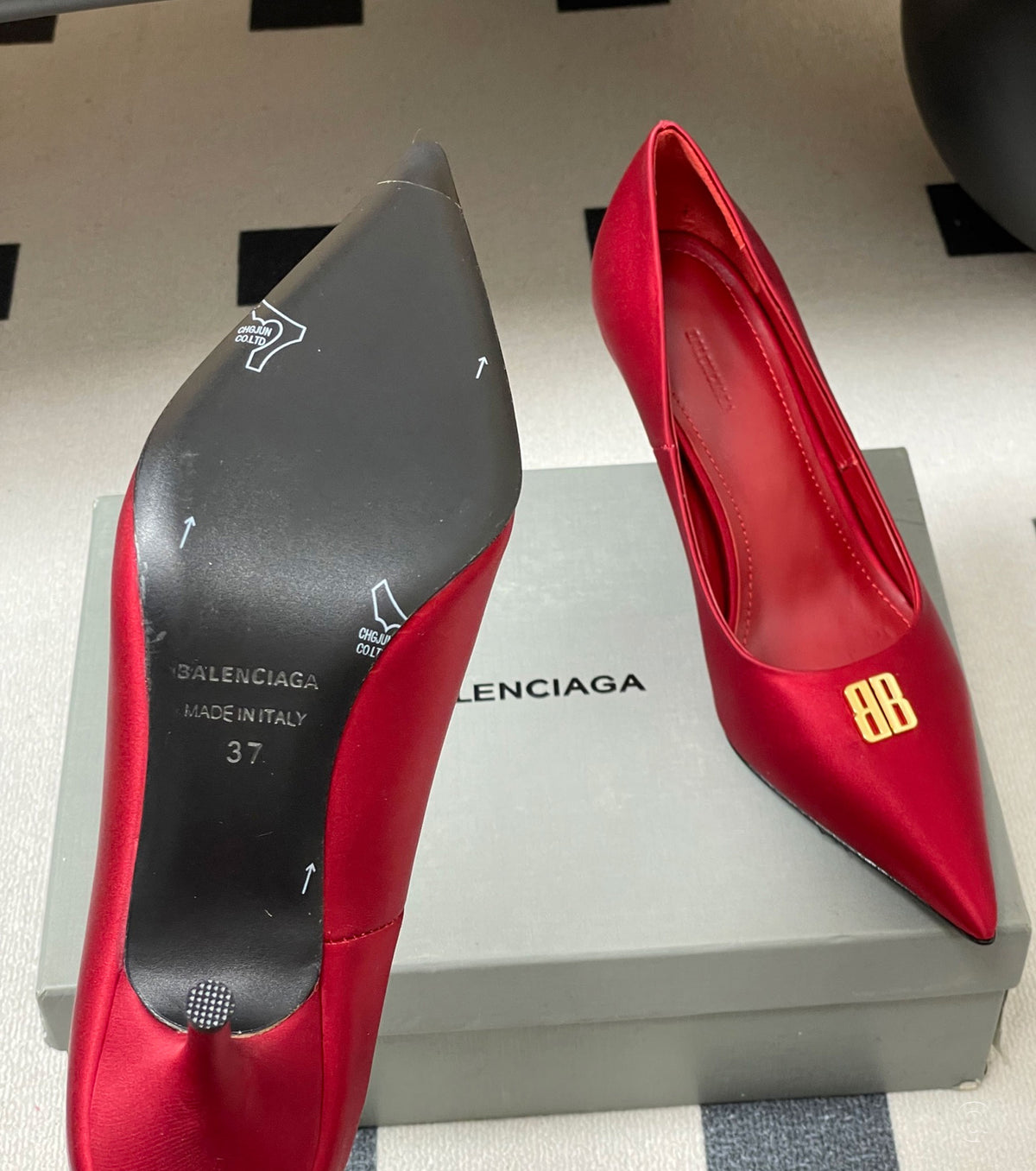 BB обувки на висок ток