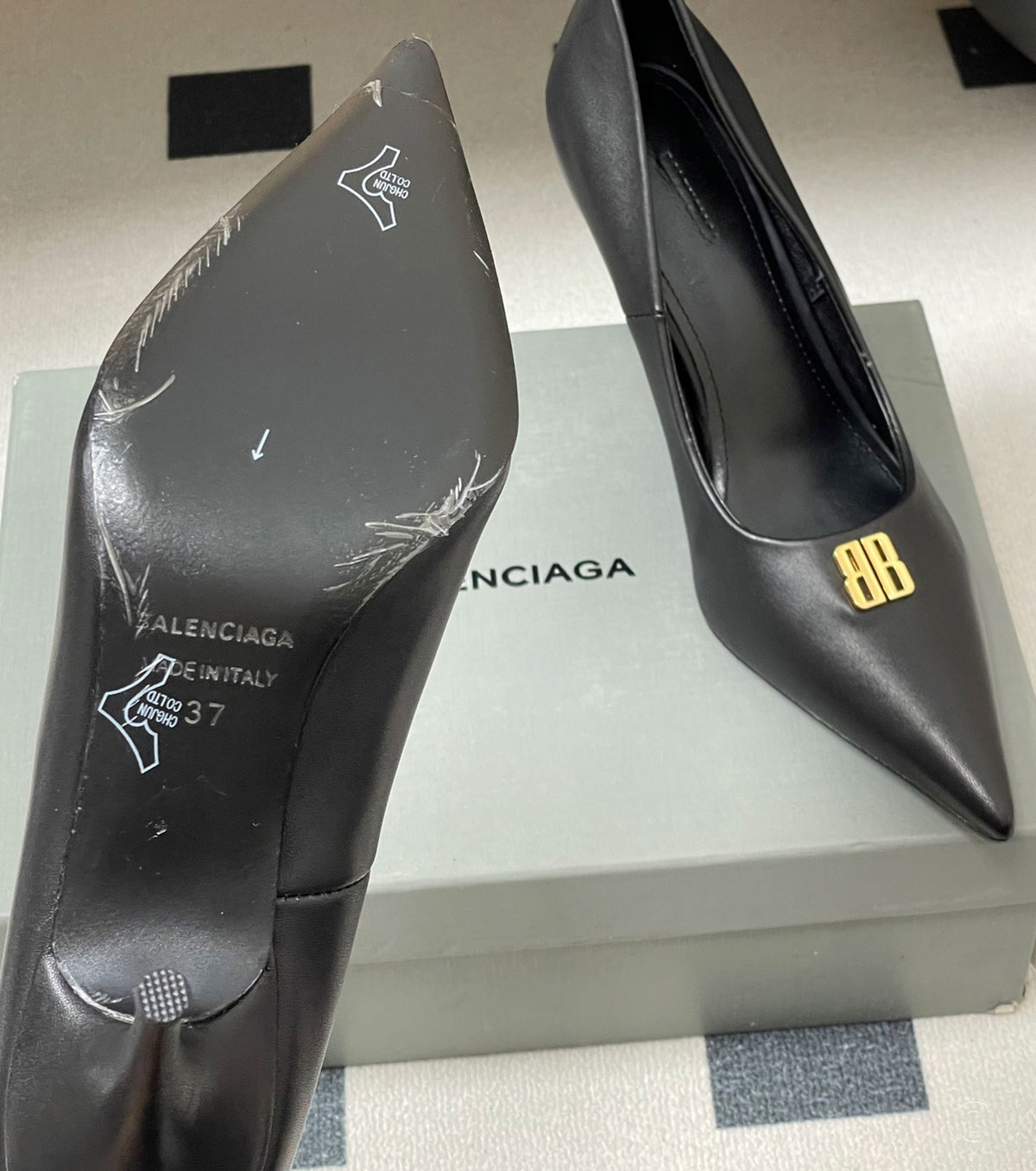 BB обувки на висок ток