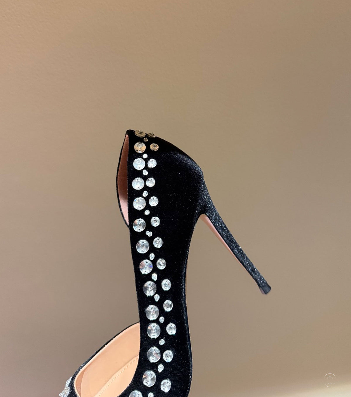 Cosmic Love 105 embellished velvet pumps