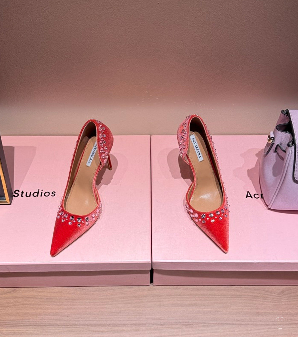 Cosmic Love 105 embellished velvet pumps