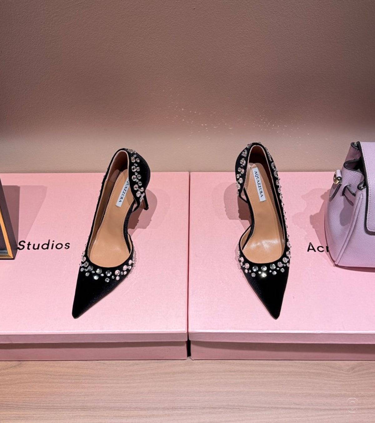 Cosmic Love 105 embellished velvet pumps