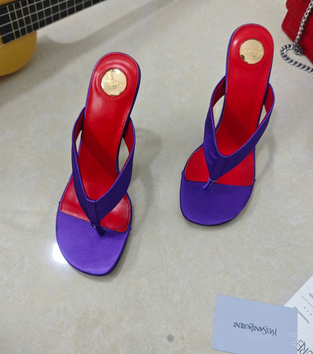 OPYUM mules in satin crepe