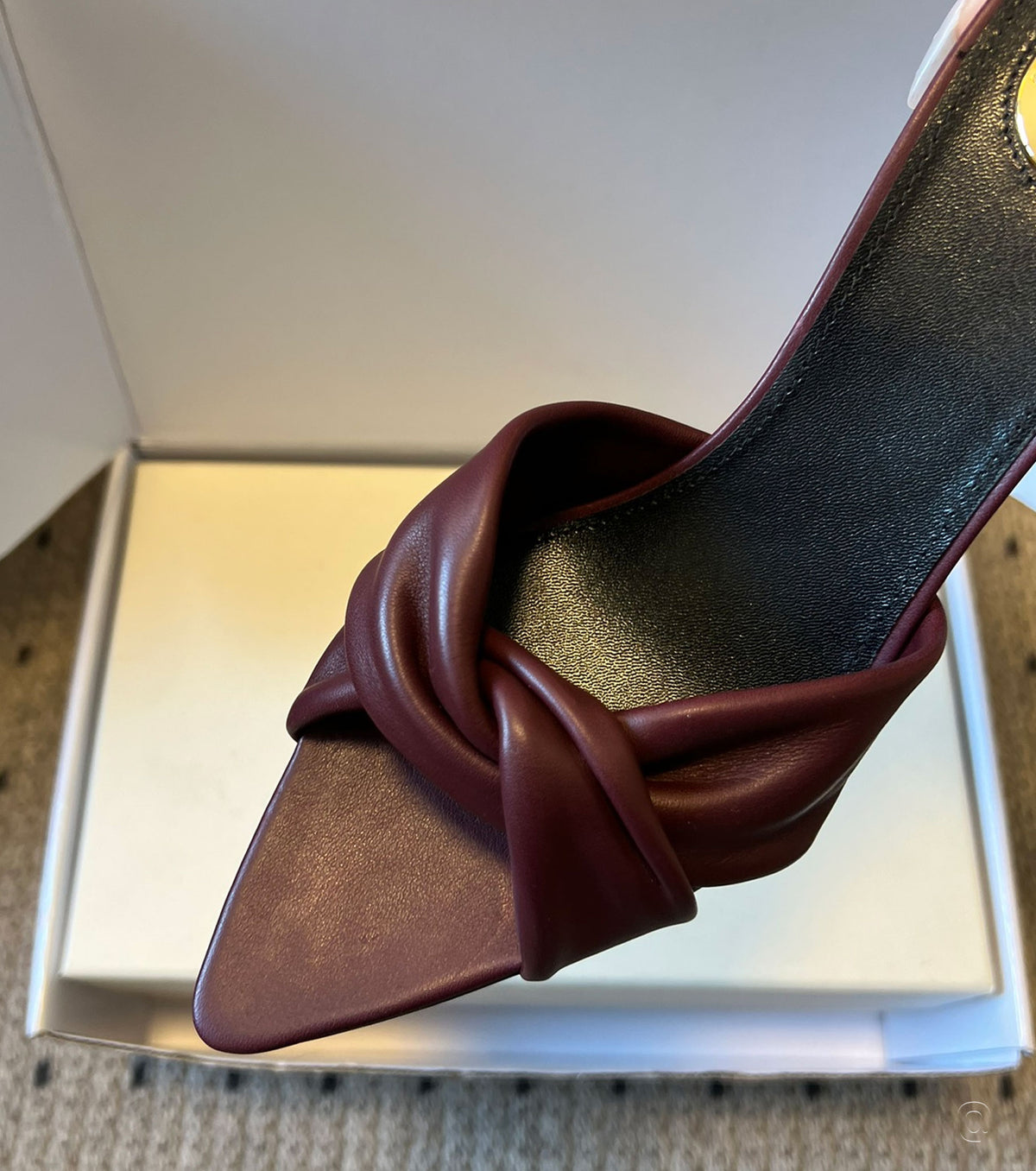 Franciane 75 leather mules