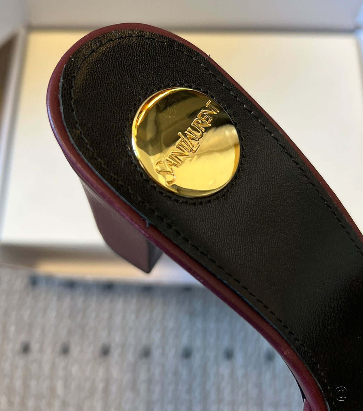 Franciane 75 leather mules