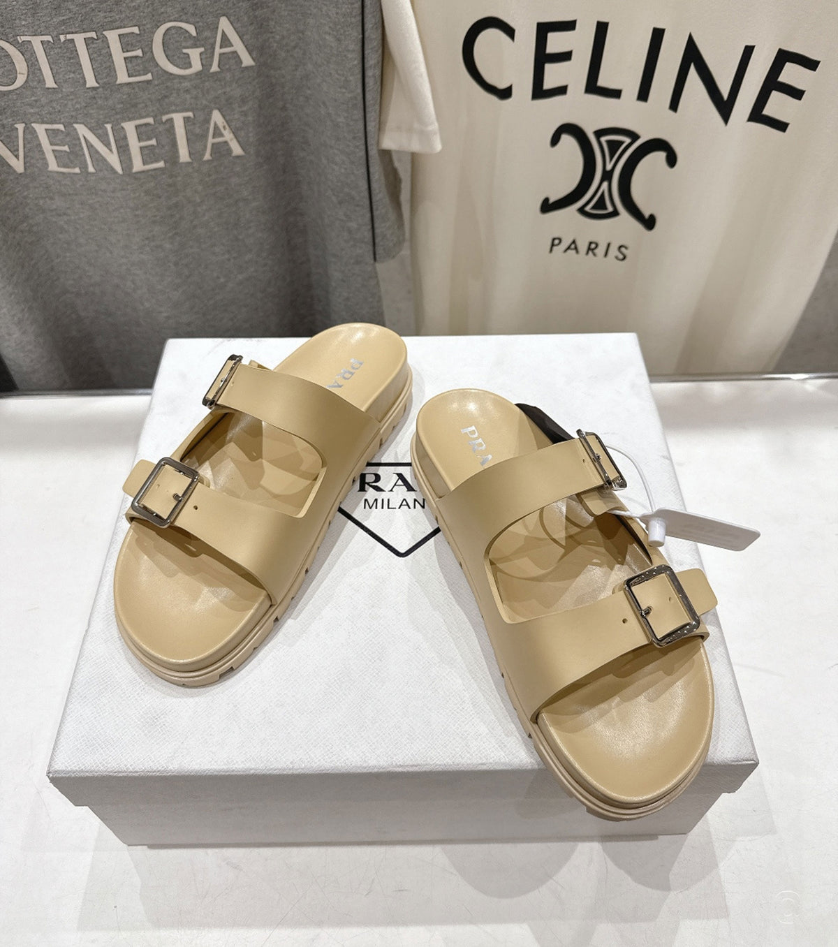 Buckle-strap sandals