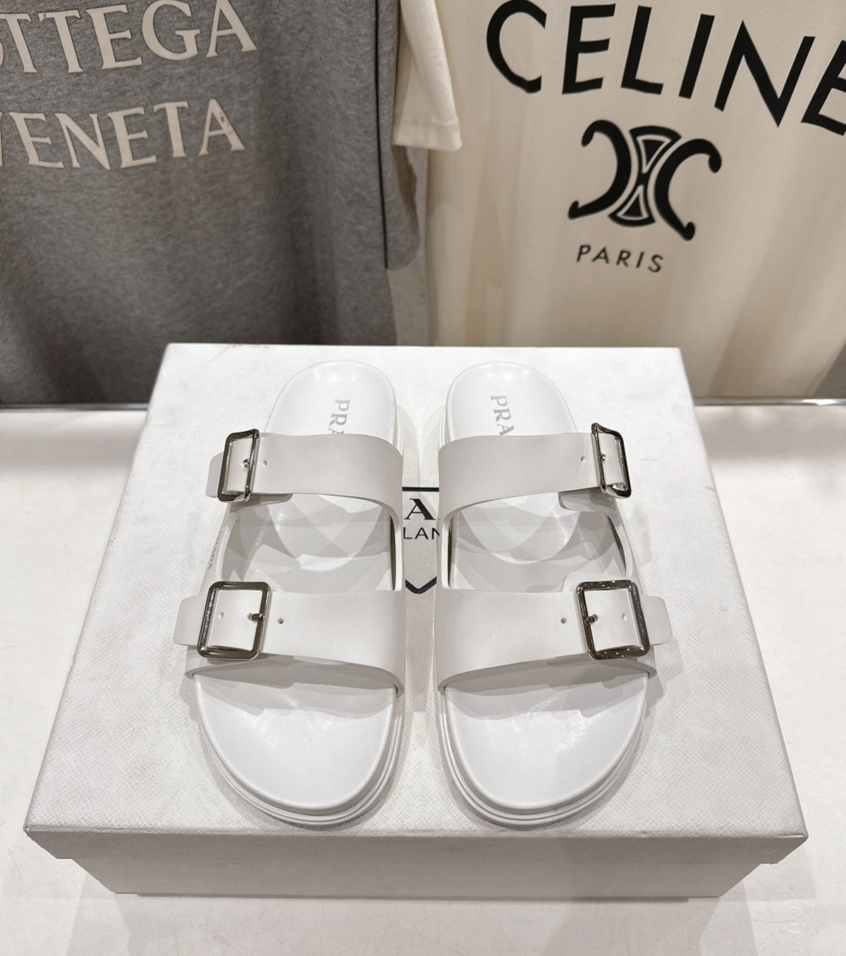 Buckle-strap sandals