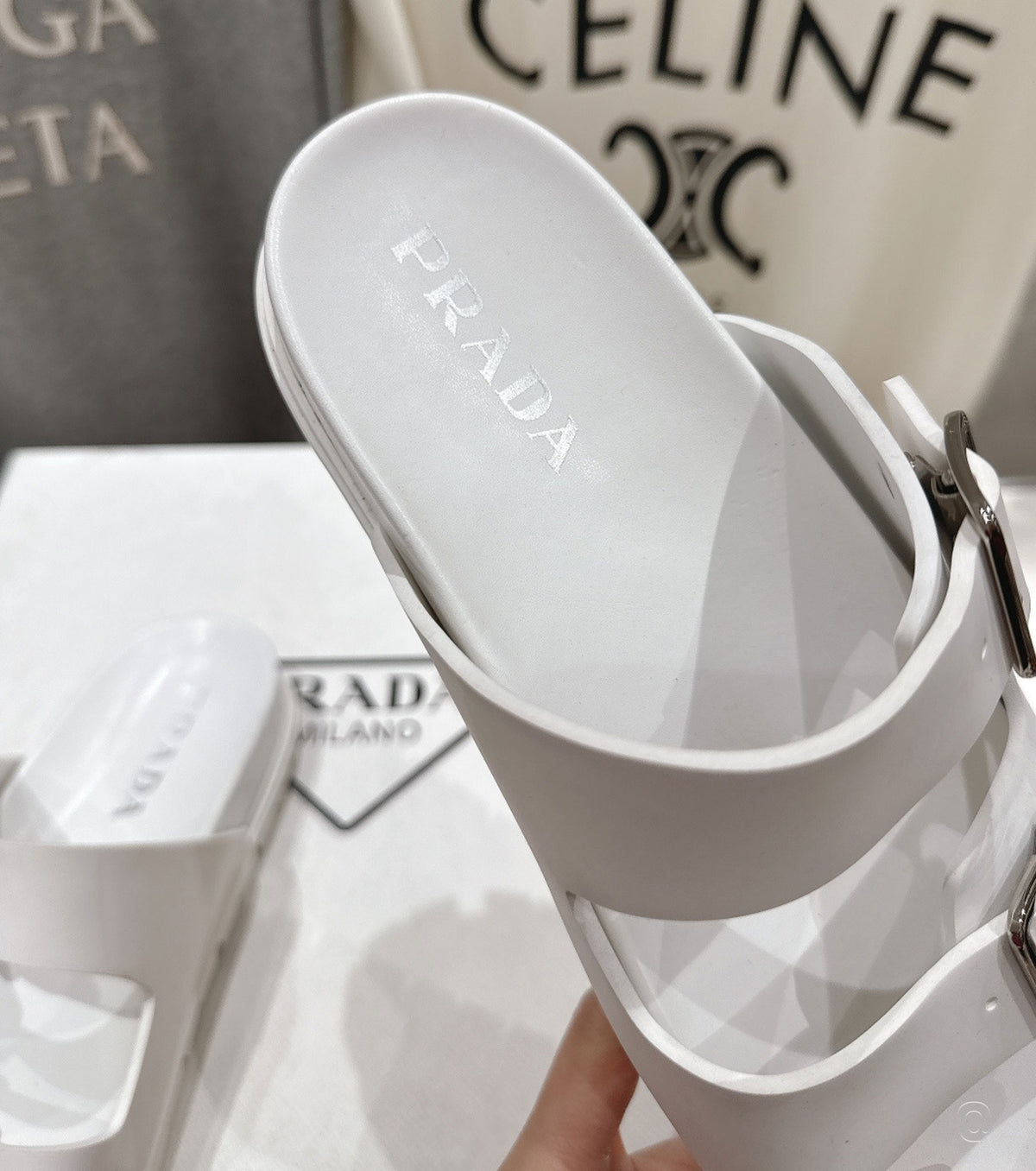 Buckle-strap sandals