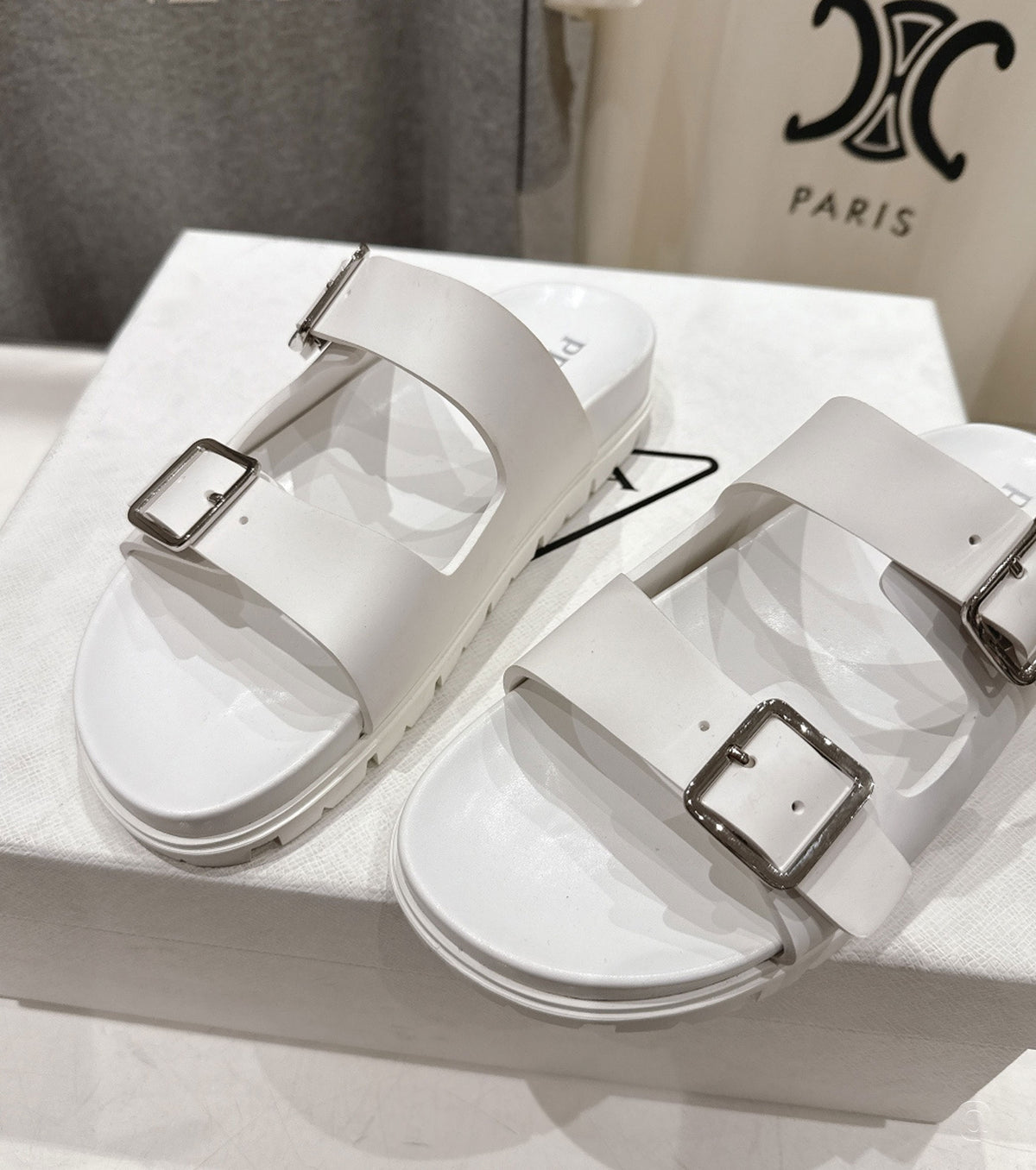 Buckle-strap sandals