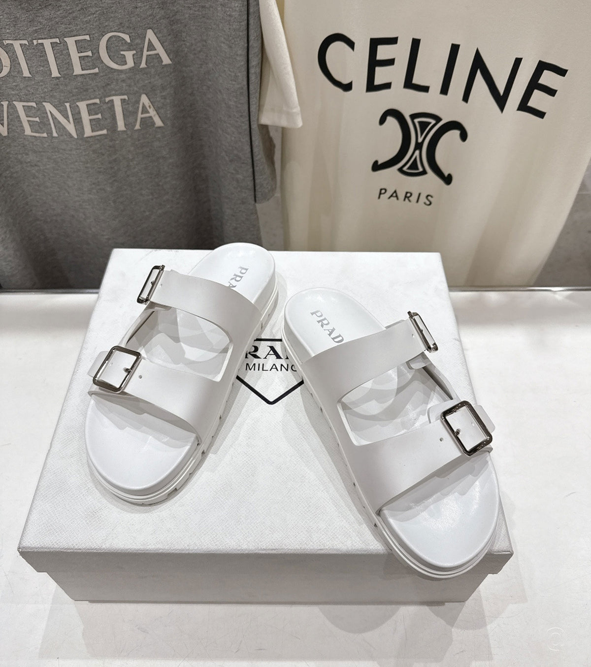 Buckle-strap sandals
