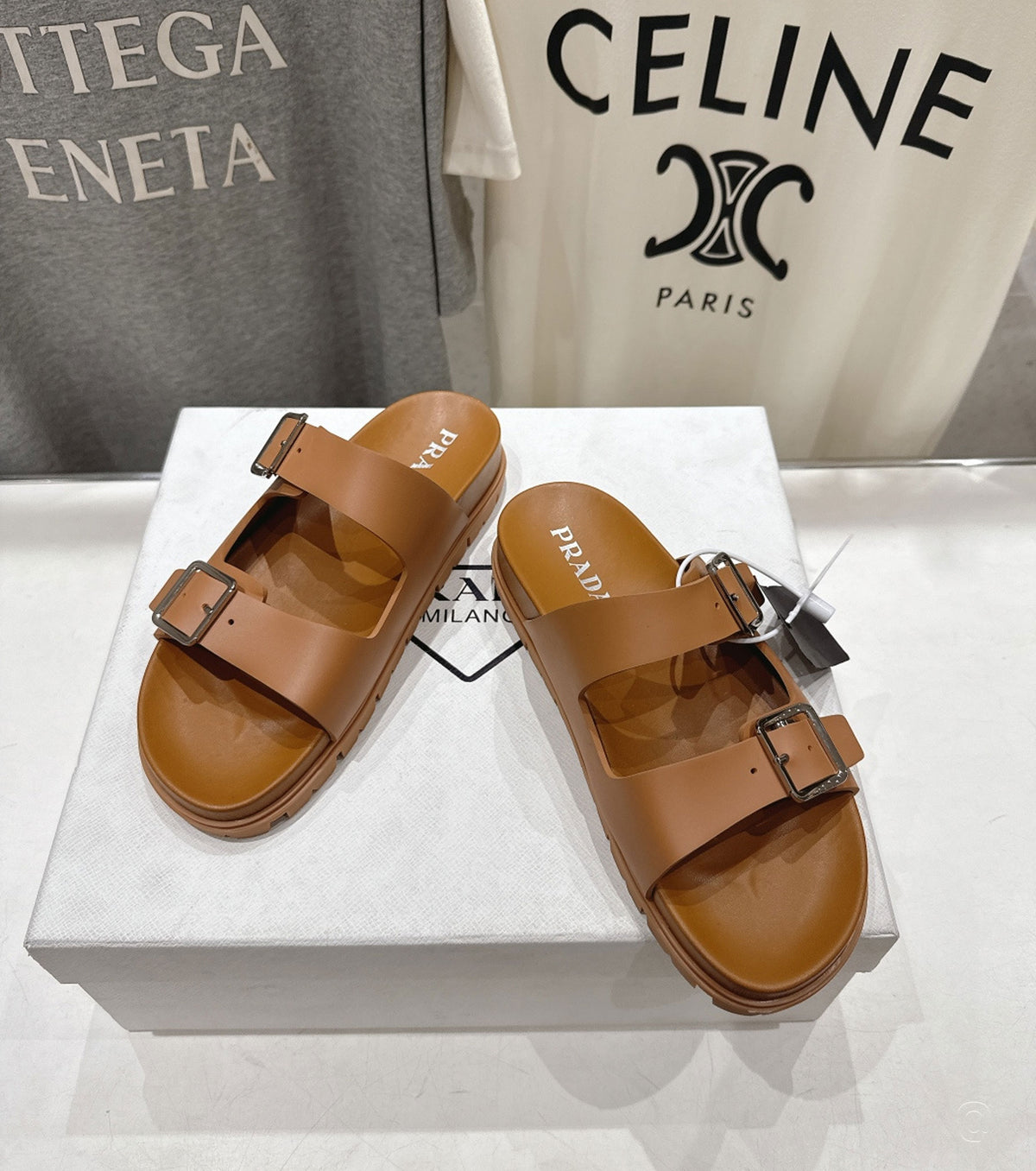 Buckle-strap sandals