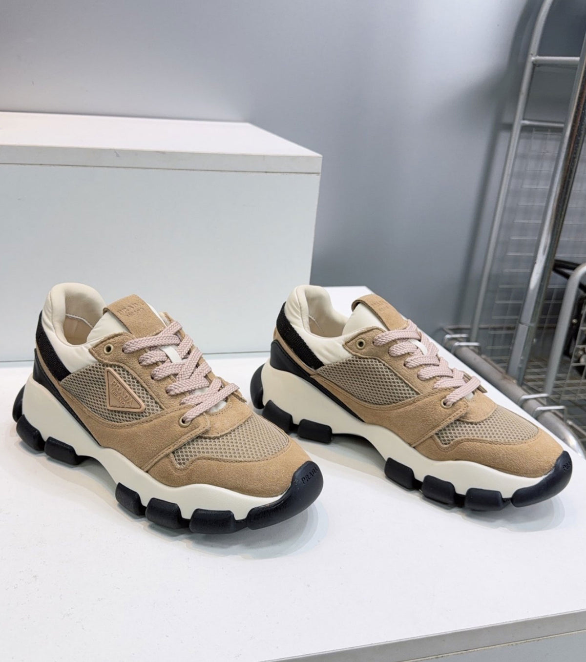 Leather sneakers