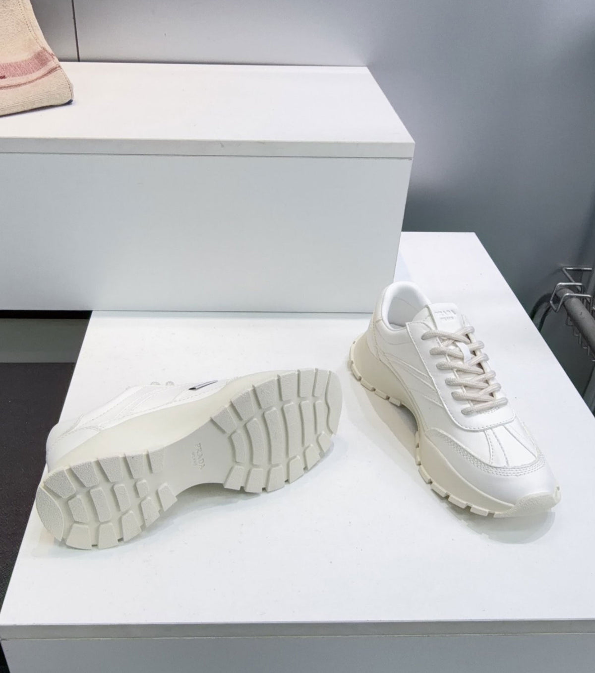 Leather sneakers