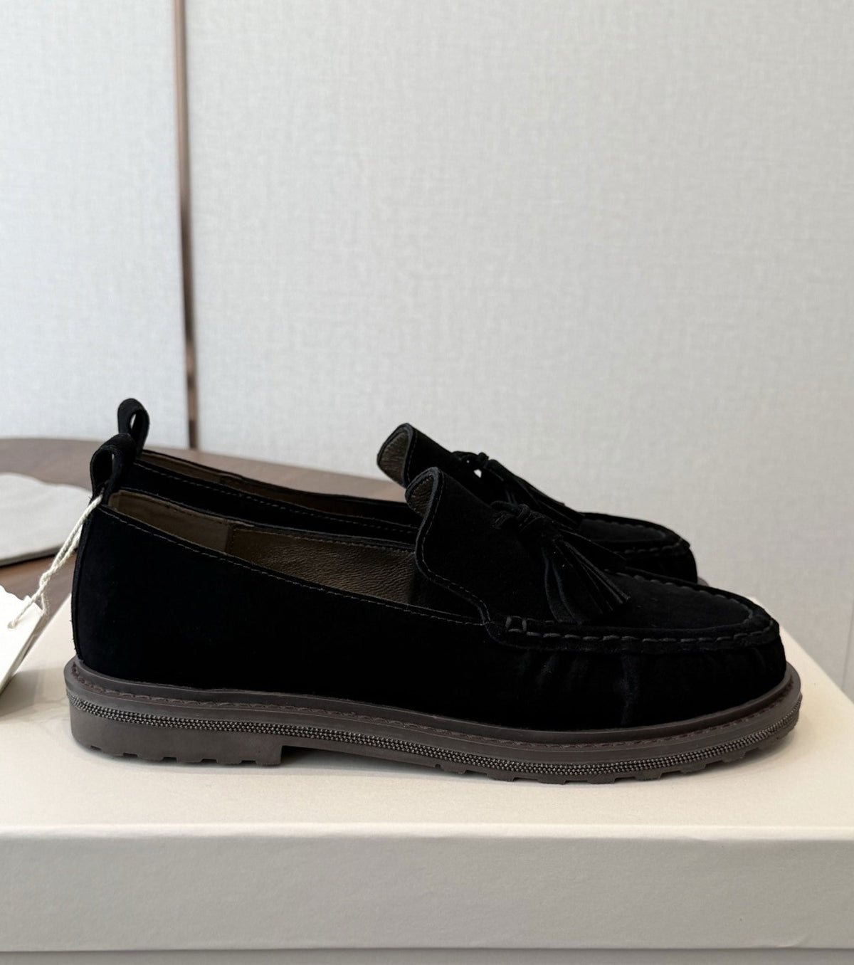 Suede Loafers