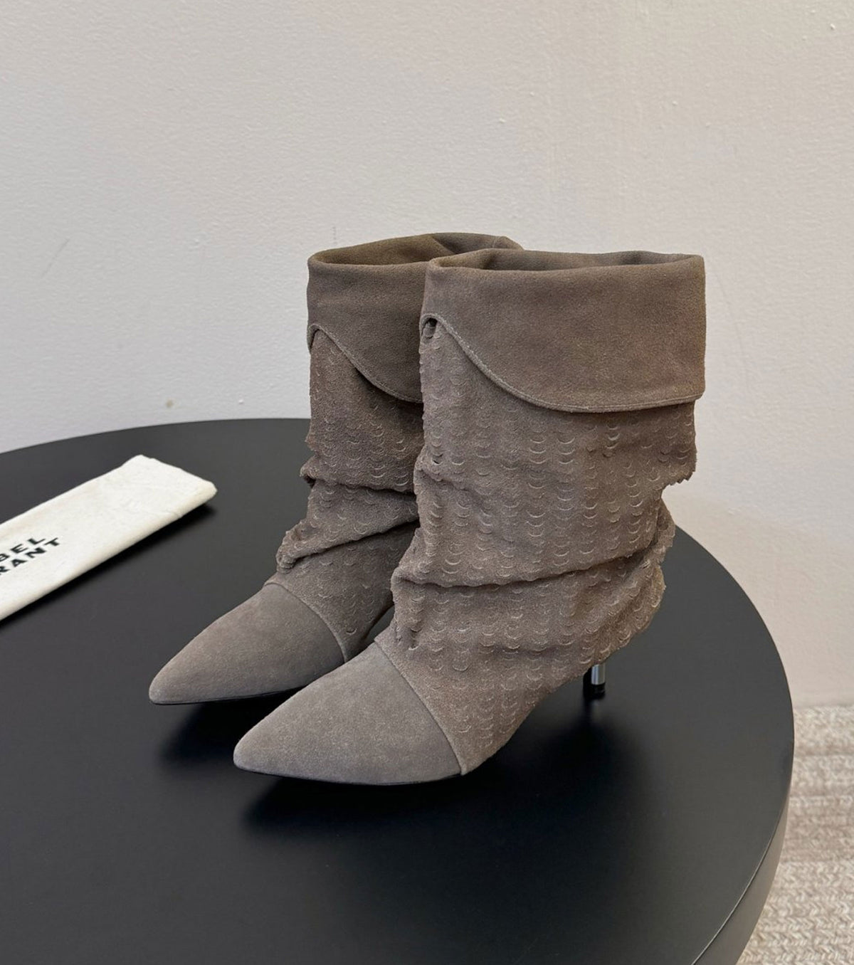 Suede boots