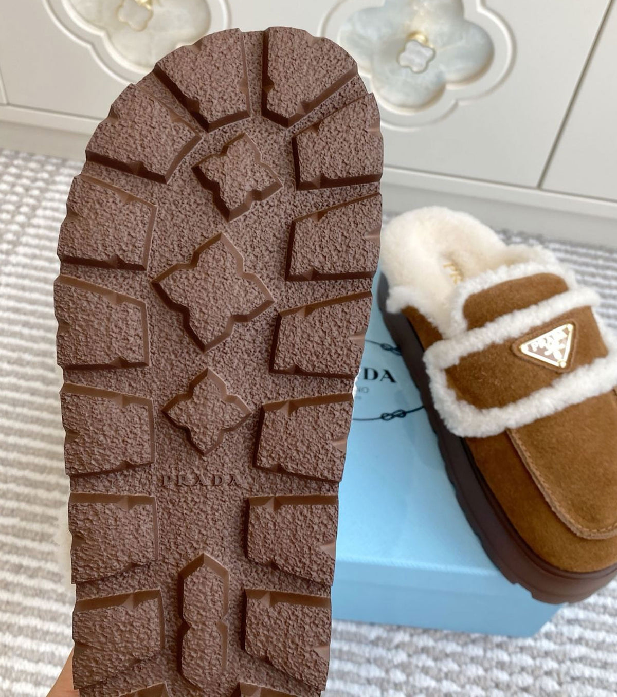 Suede Mules