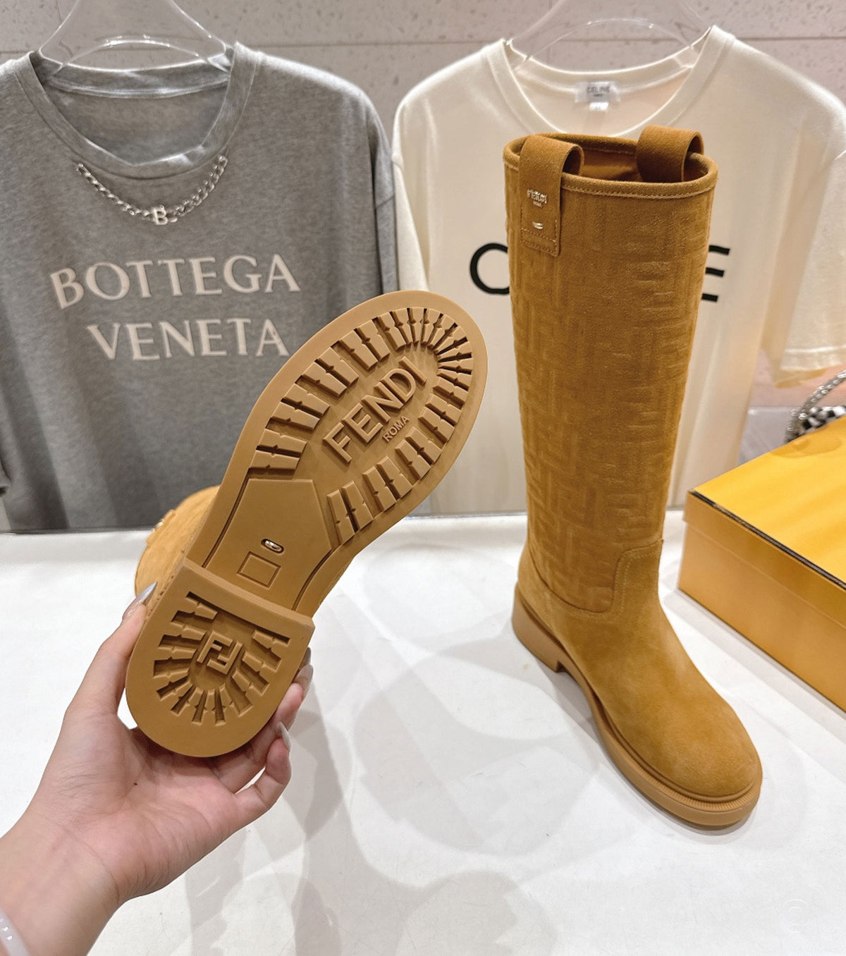 Suede boots