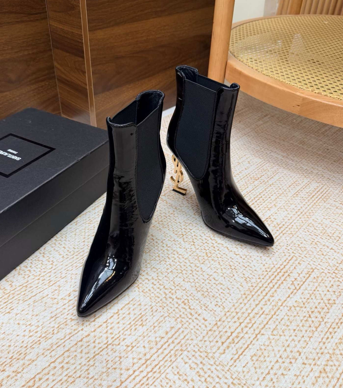 Leather boots