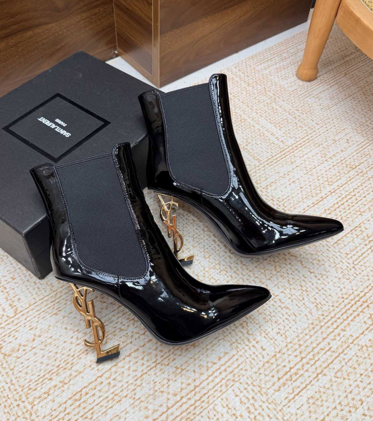 Leather boots