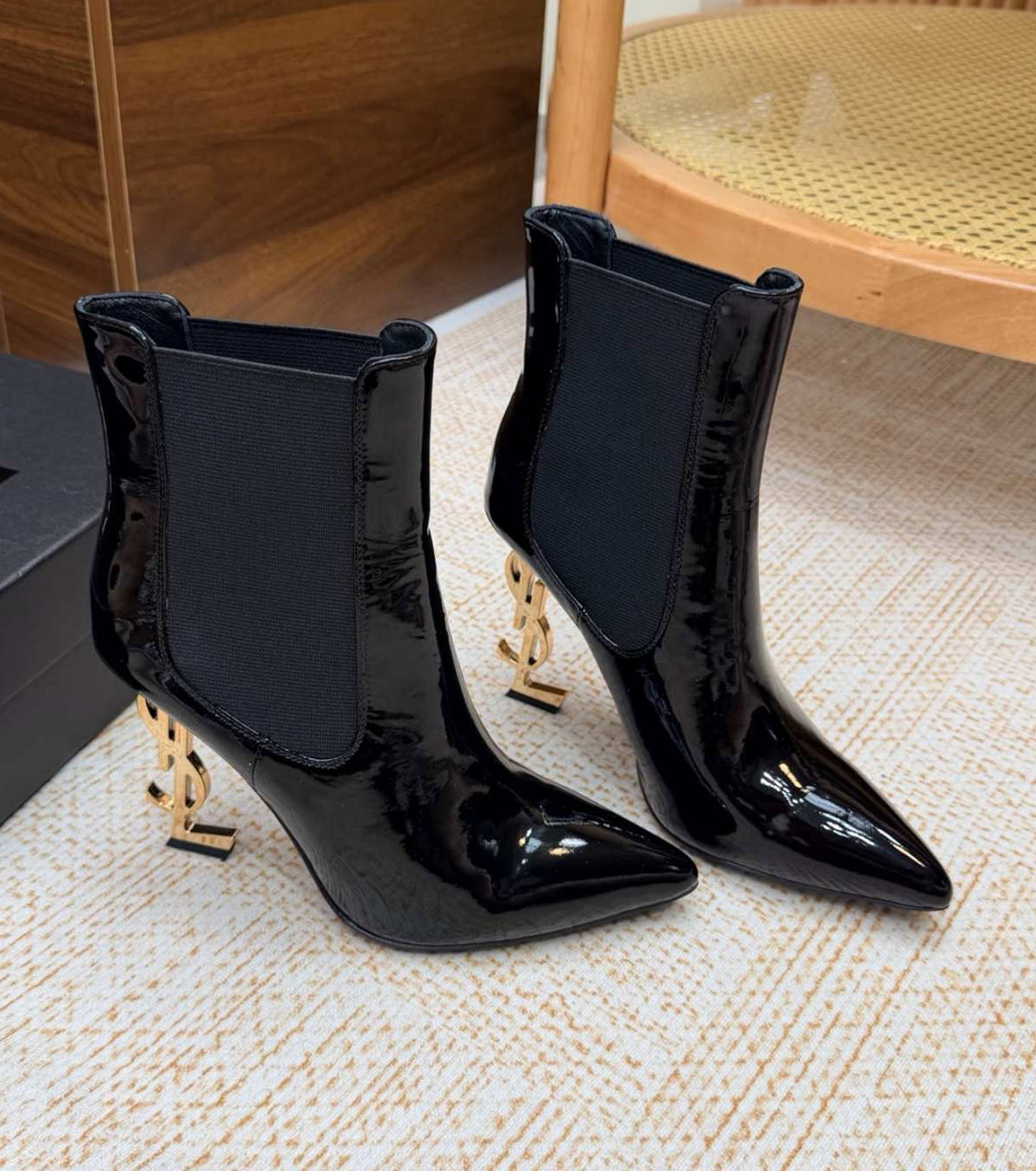 Leather boots