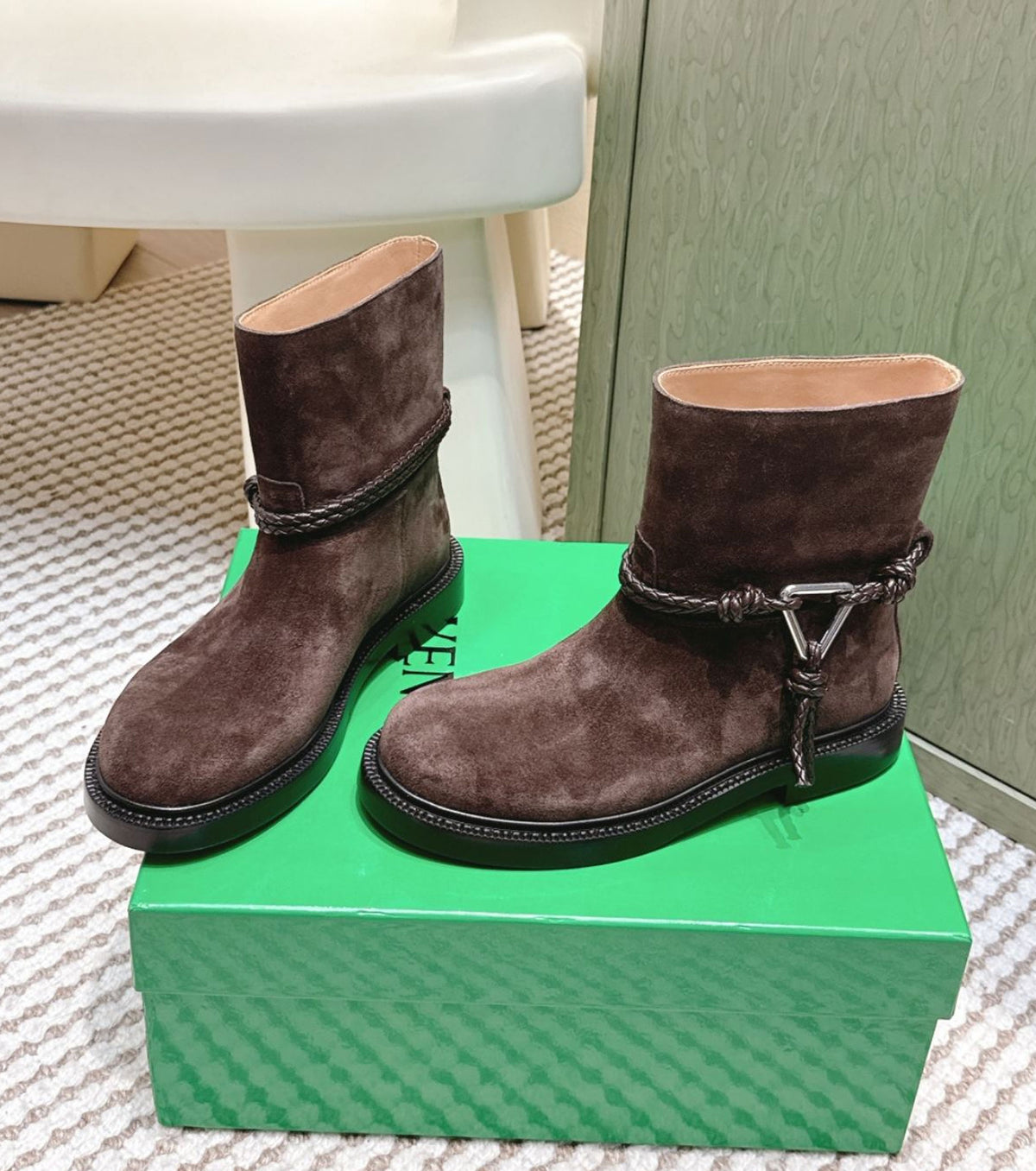 Suede Ankle Boots