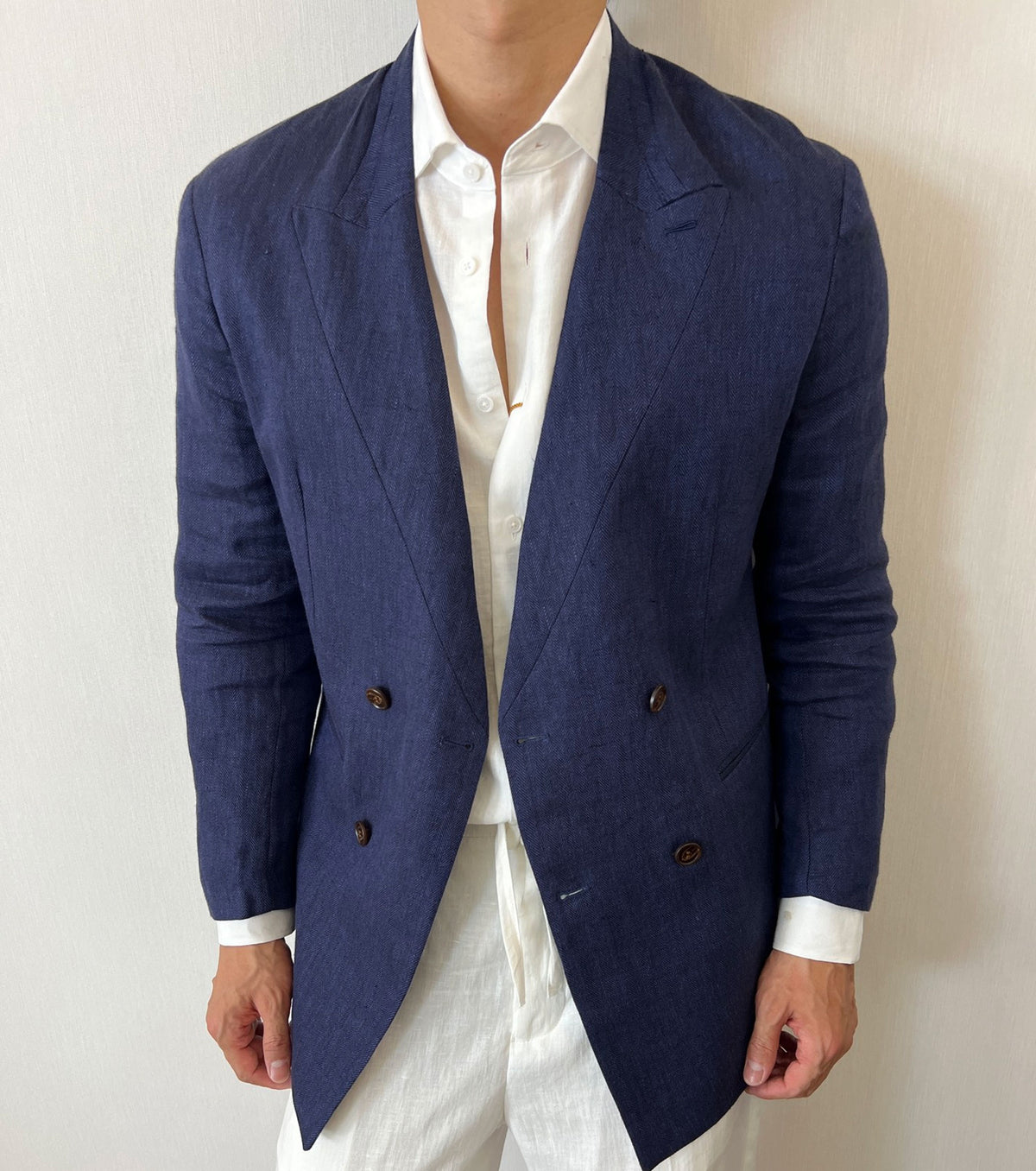 Men linen blazer