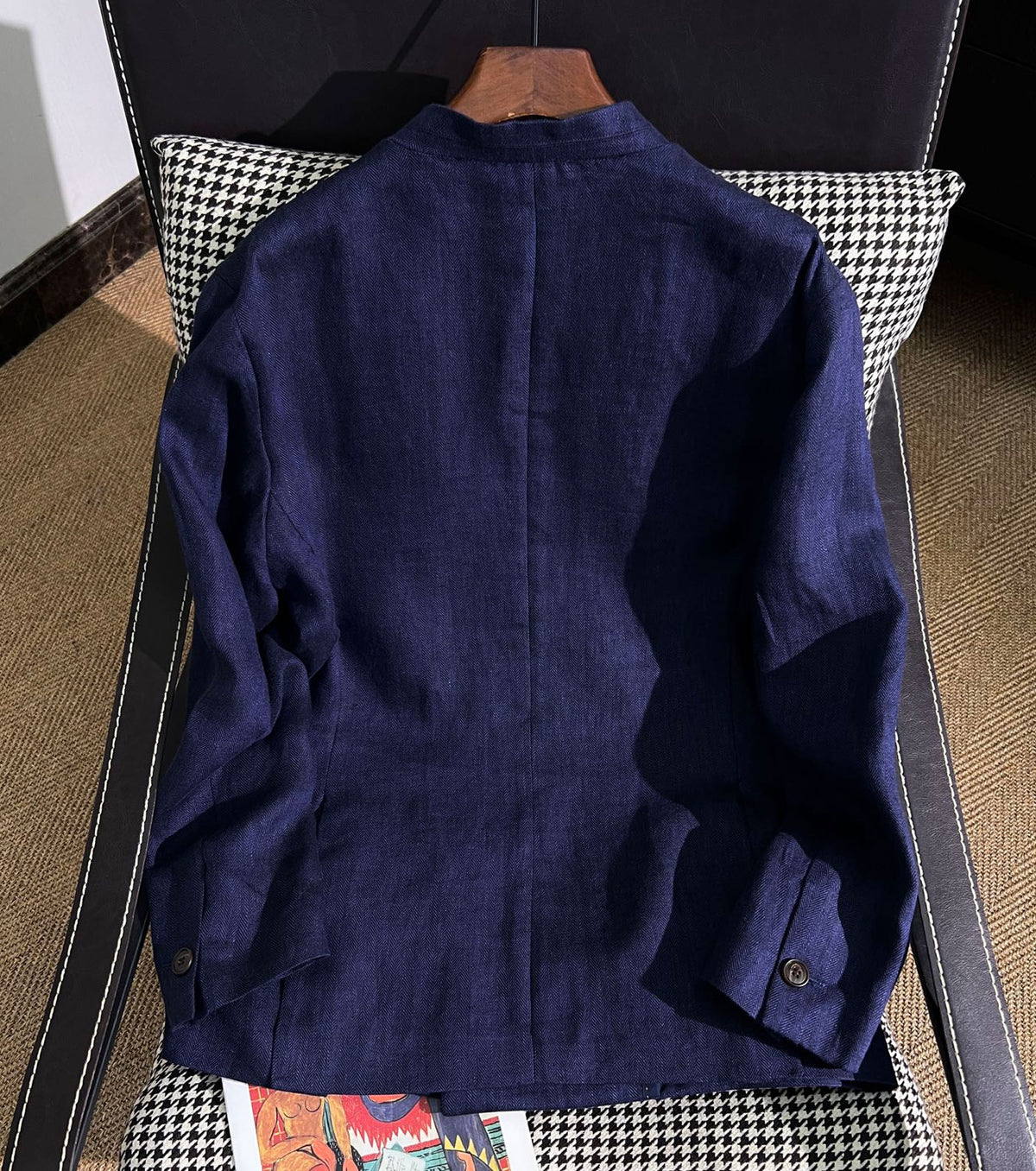 Men linen blazer