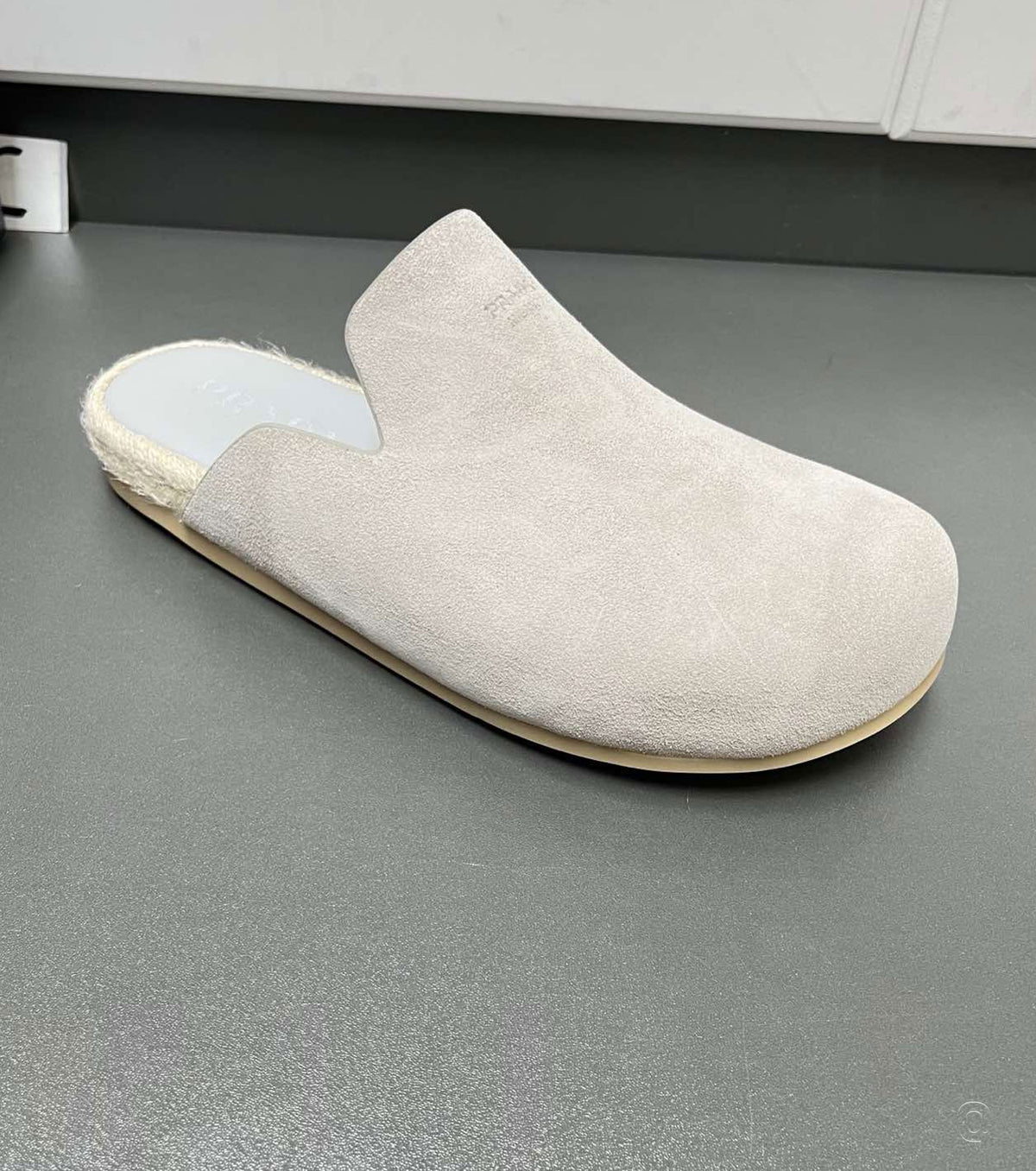 Suede mules