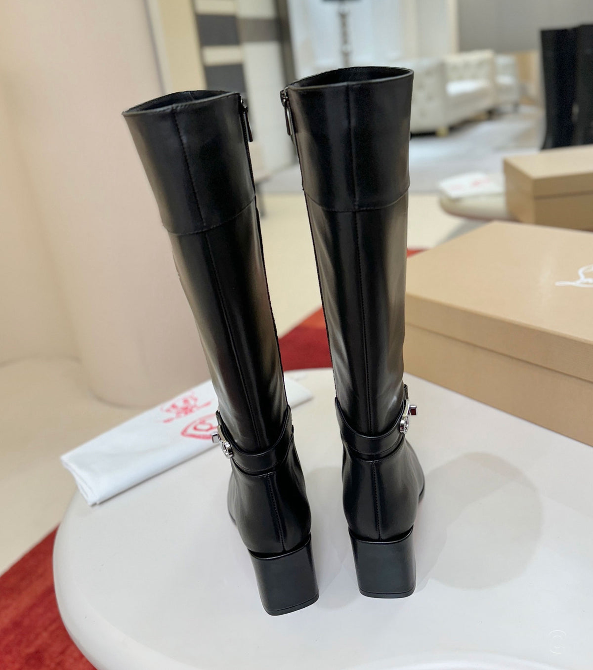 Lock Botta Leather Boots