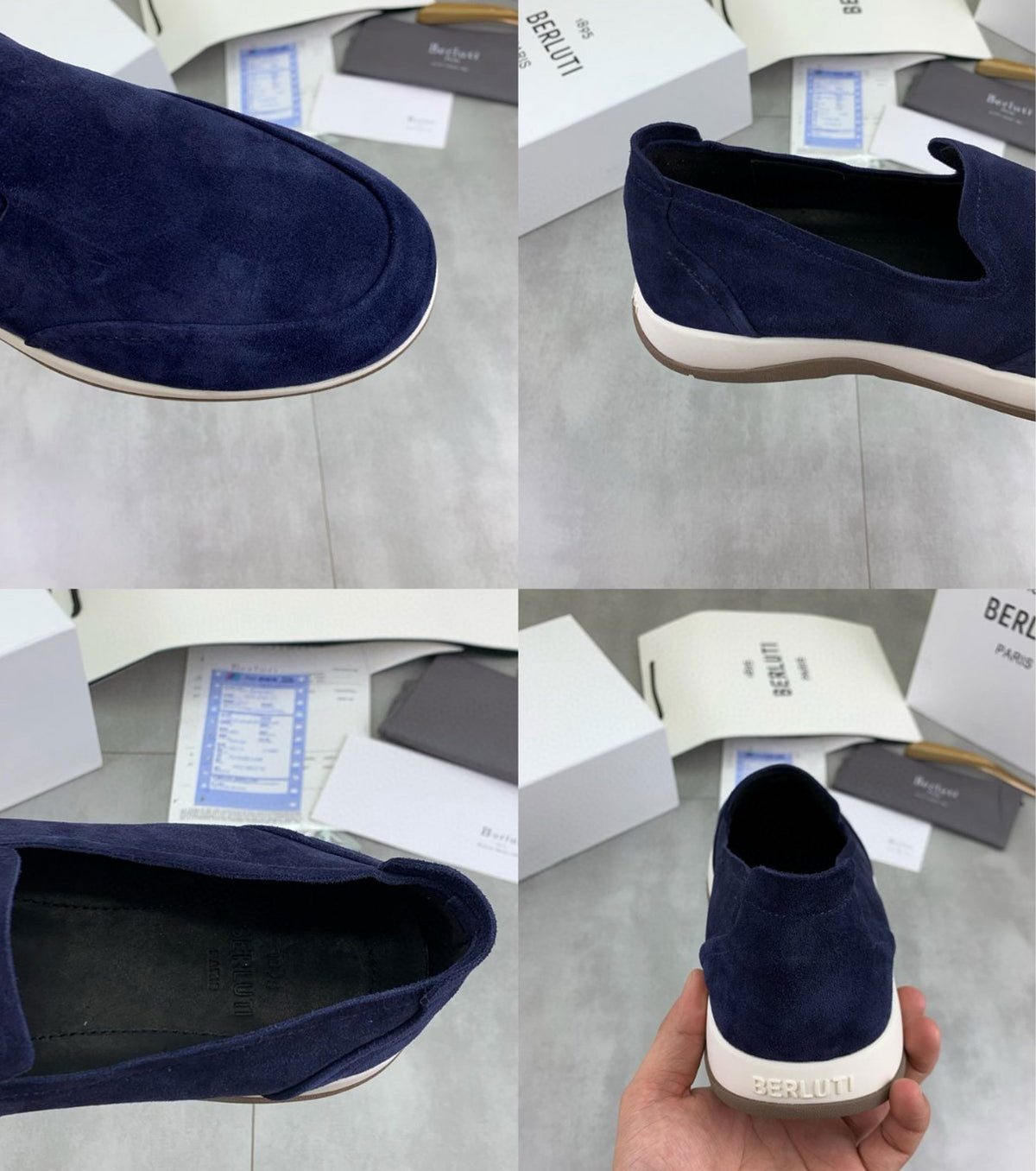 Suede loafer