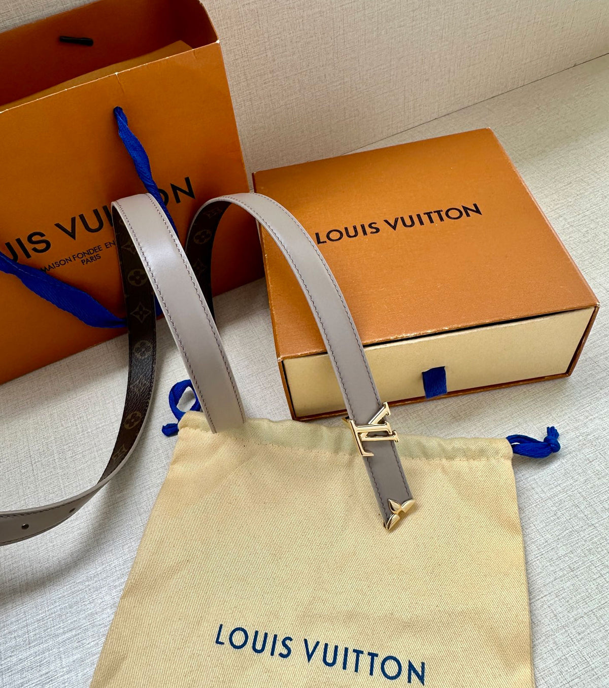 Saffiano Кожен колан