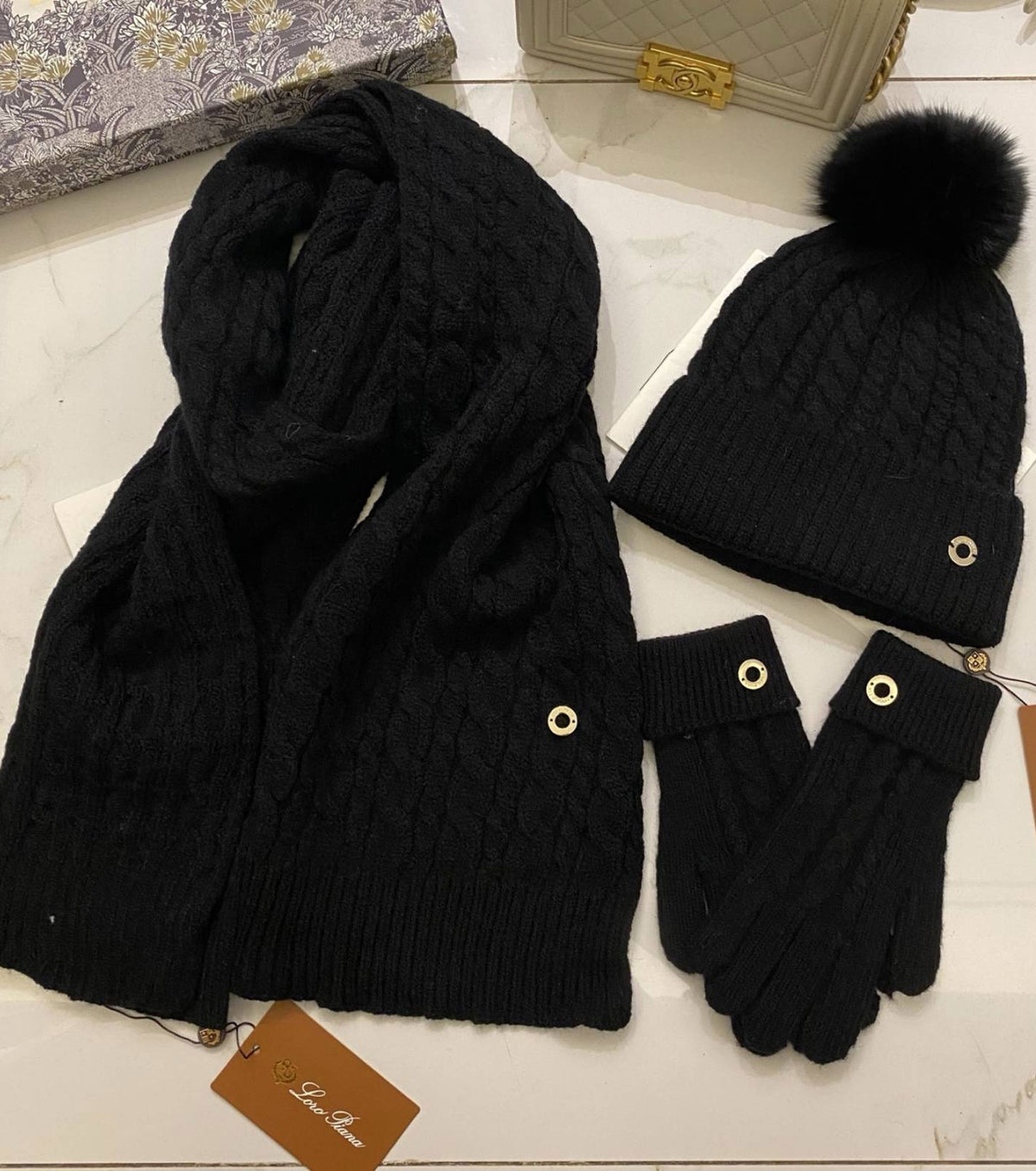 Плетен комплект