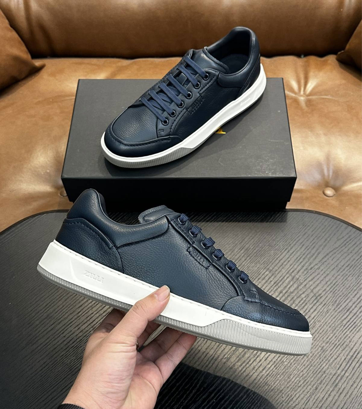 Кожени Маратонки