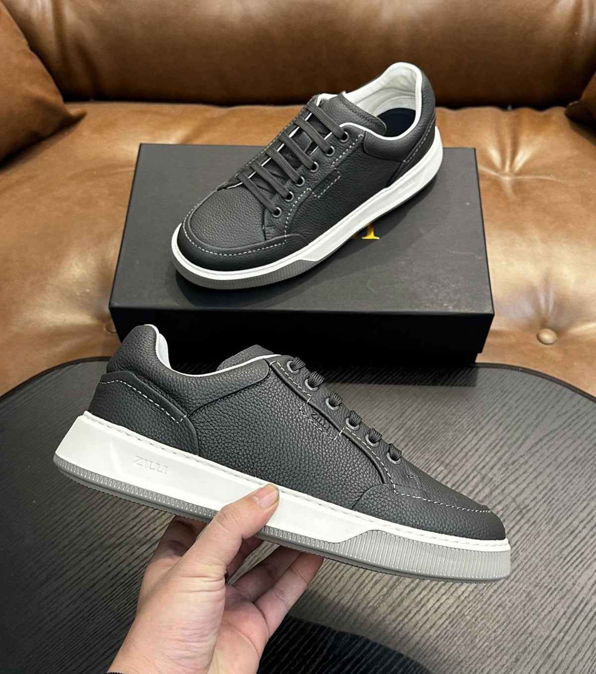 Кожени Маратонки