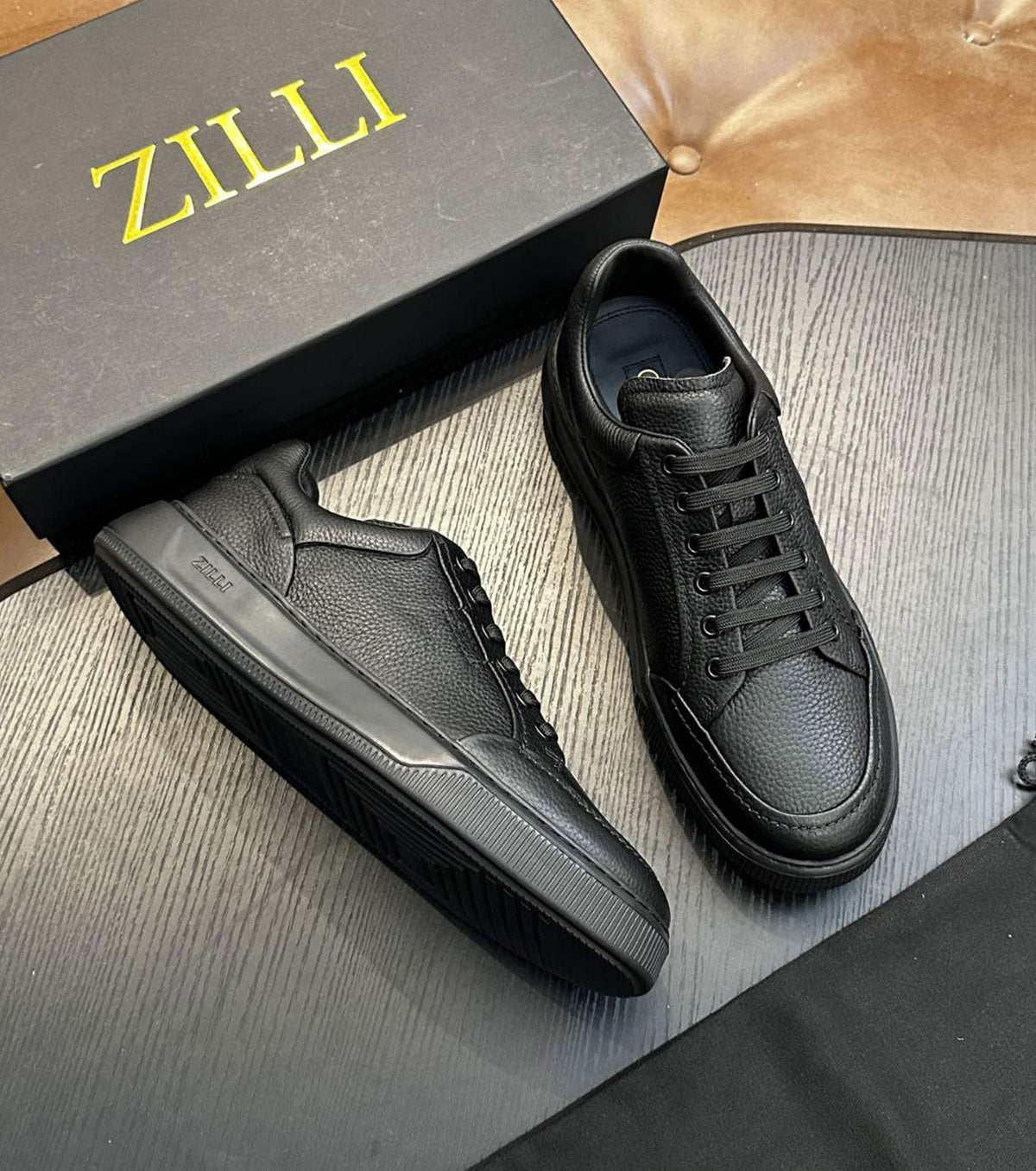 Кожени Маратонки