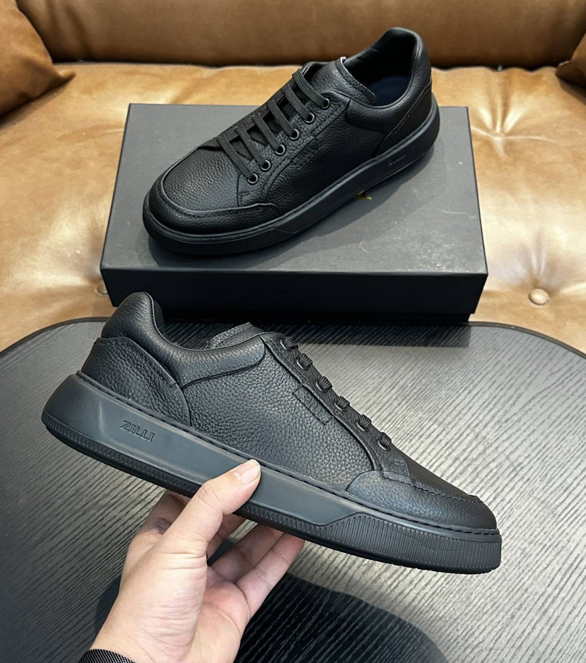 Кожени Маратонки