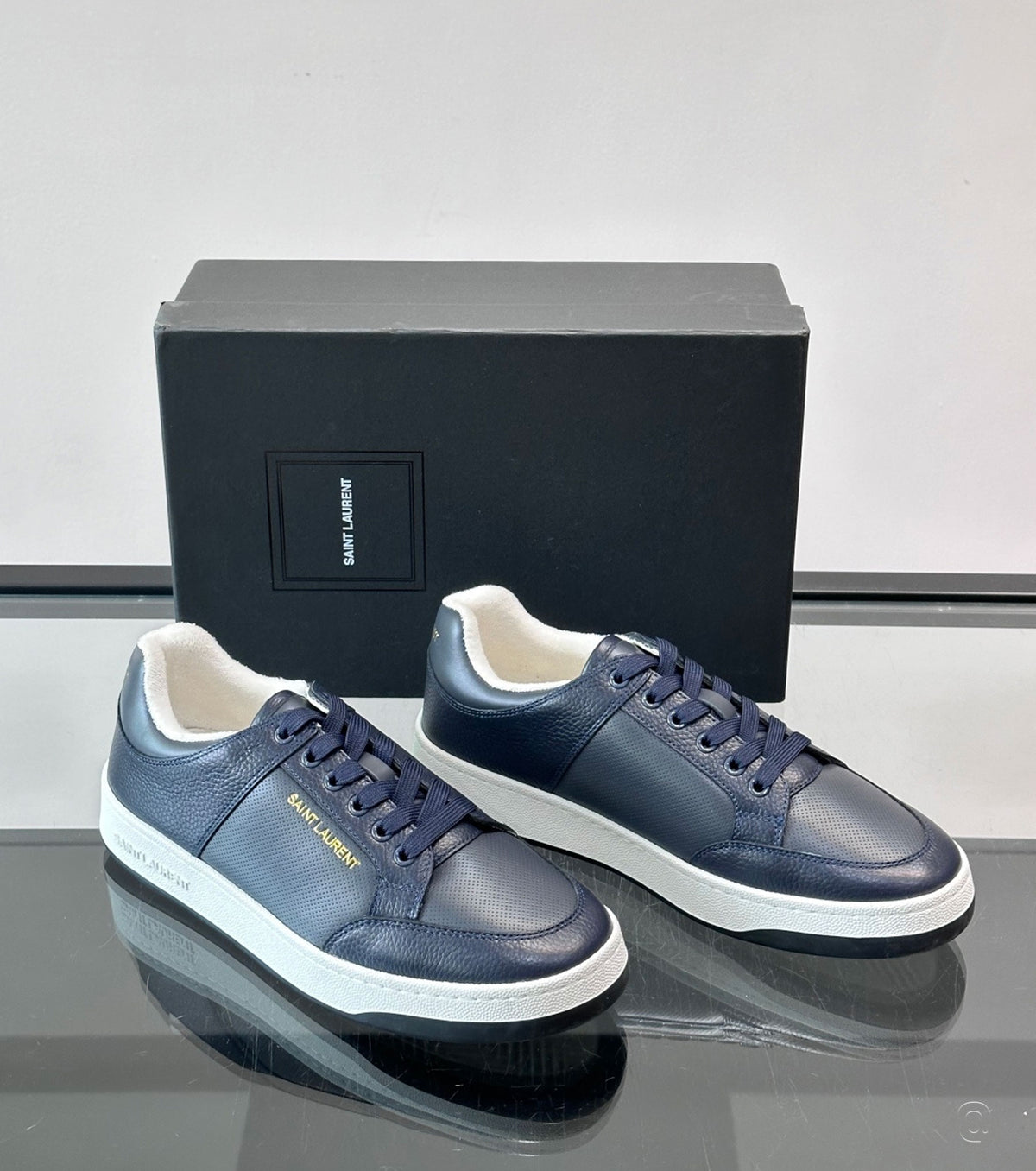 61 Perforated Leather Sneakers