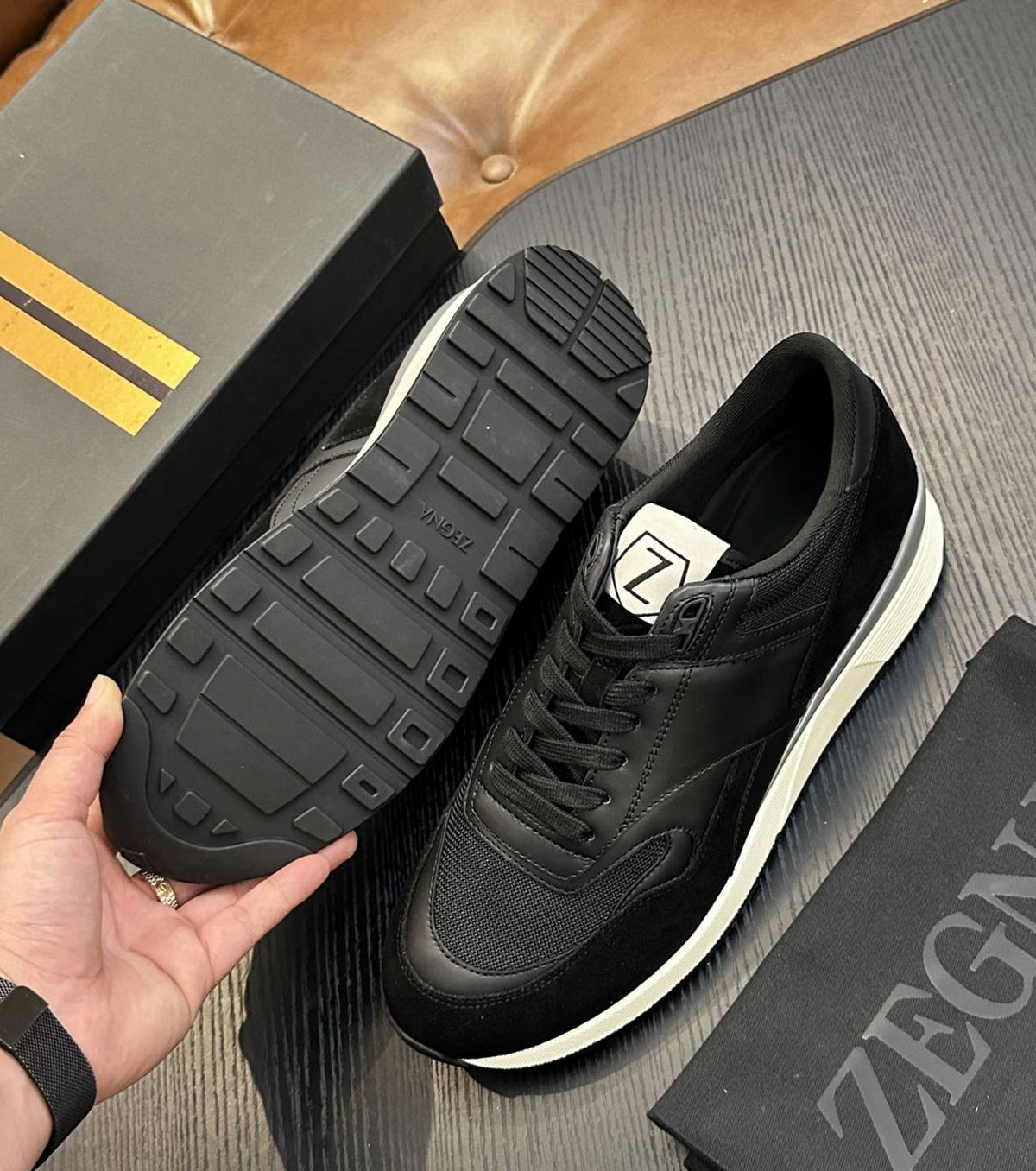Leather Sneaker