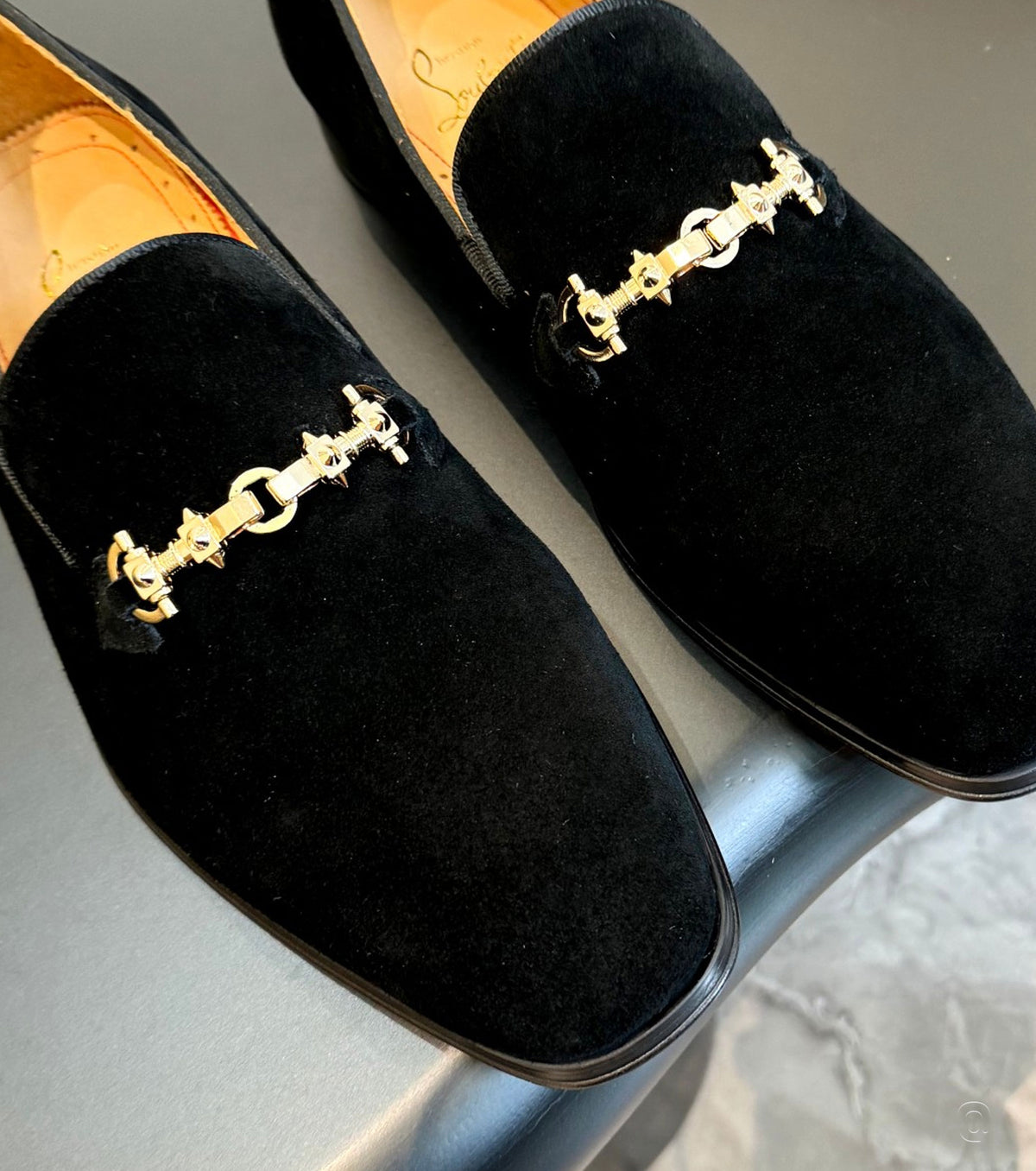 Suede loafers