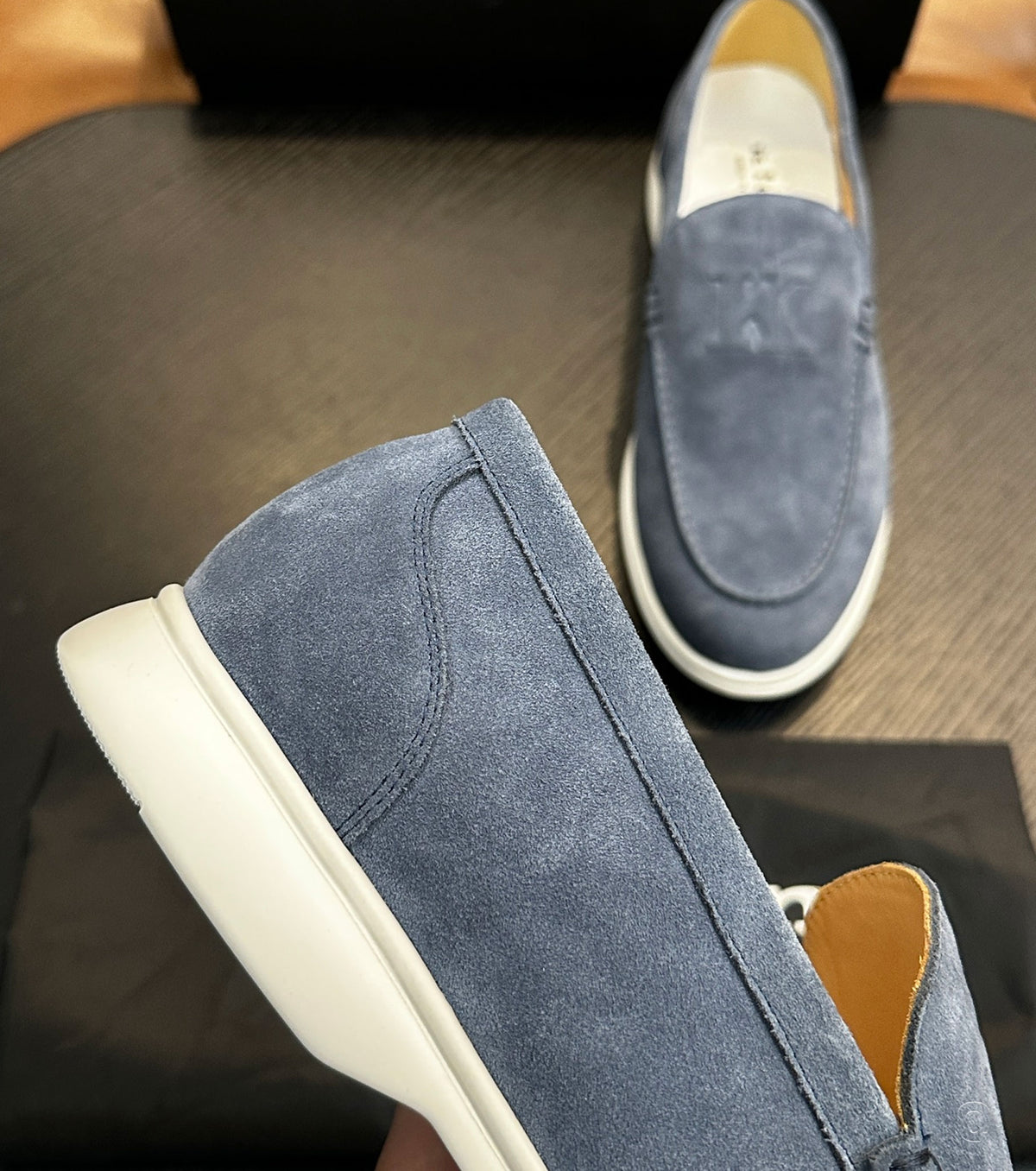 Suede loafer