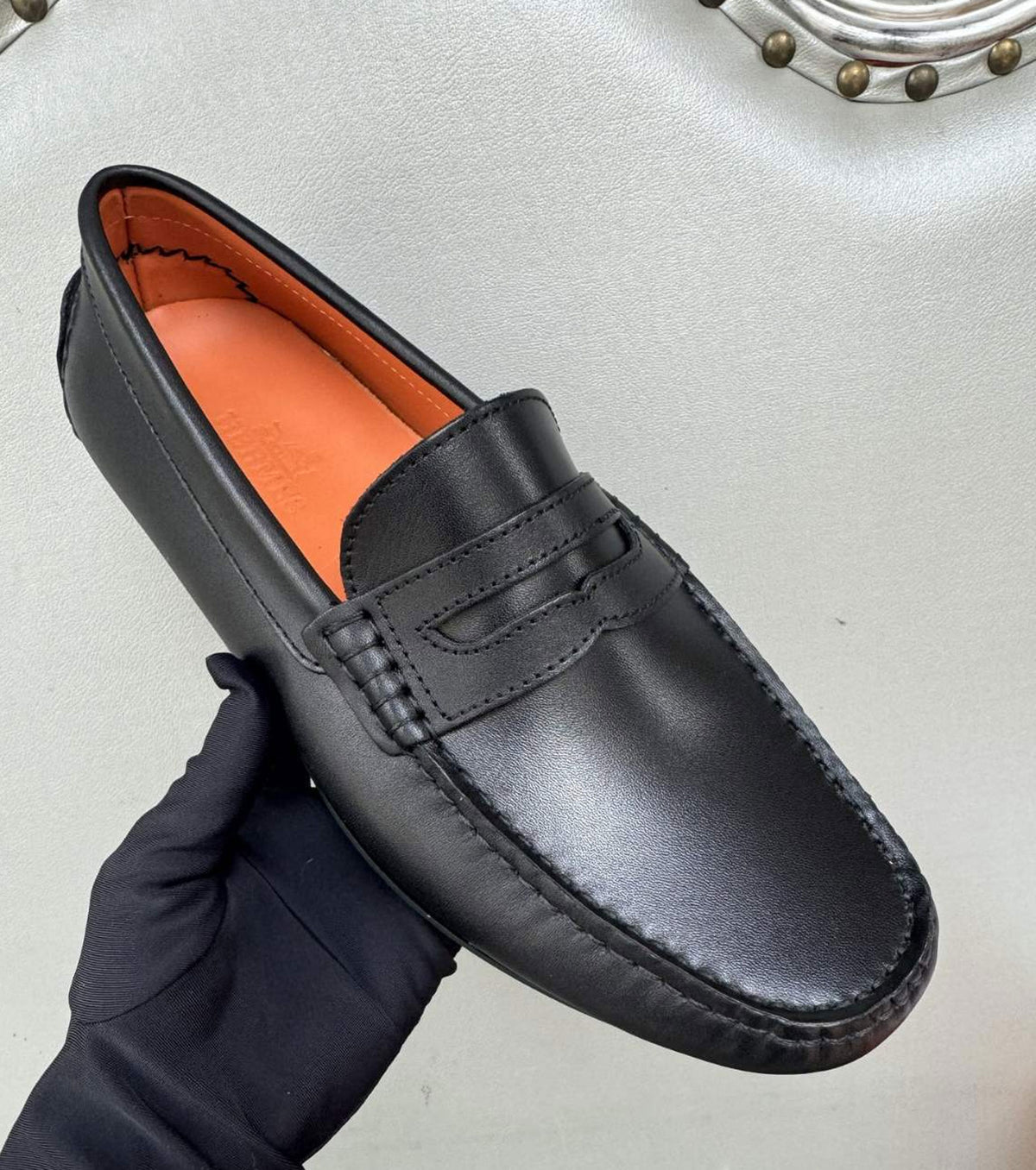 Leather loafer