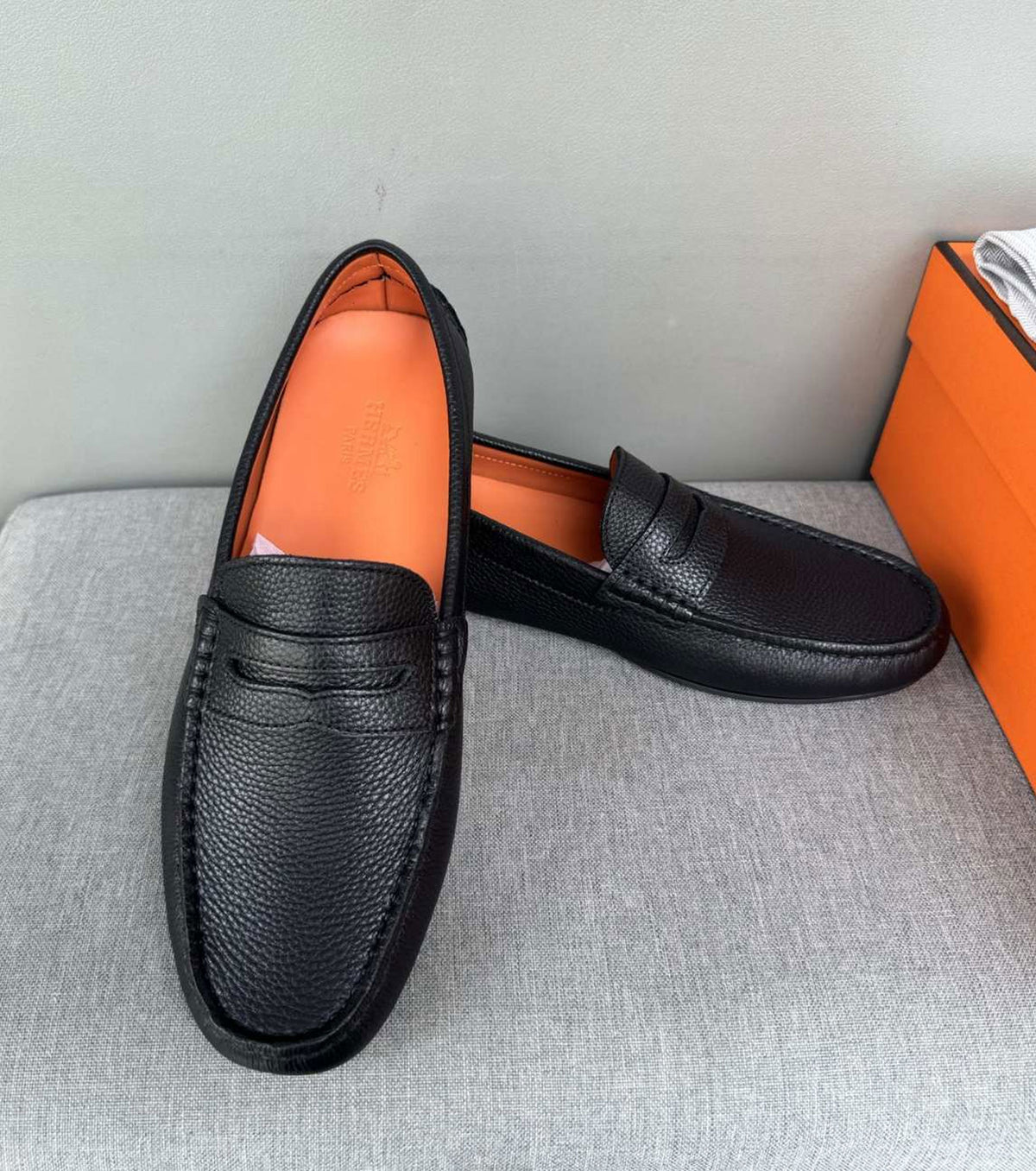 Leather loafer