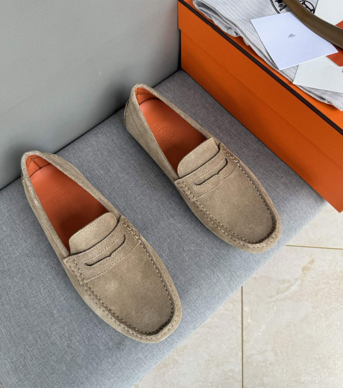 Leather loafer