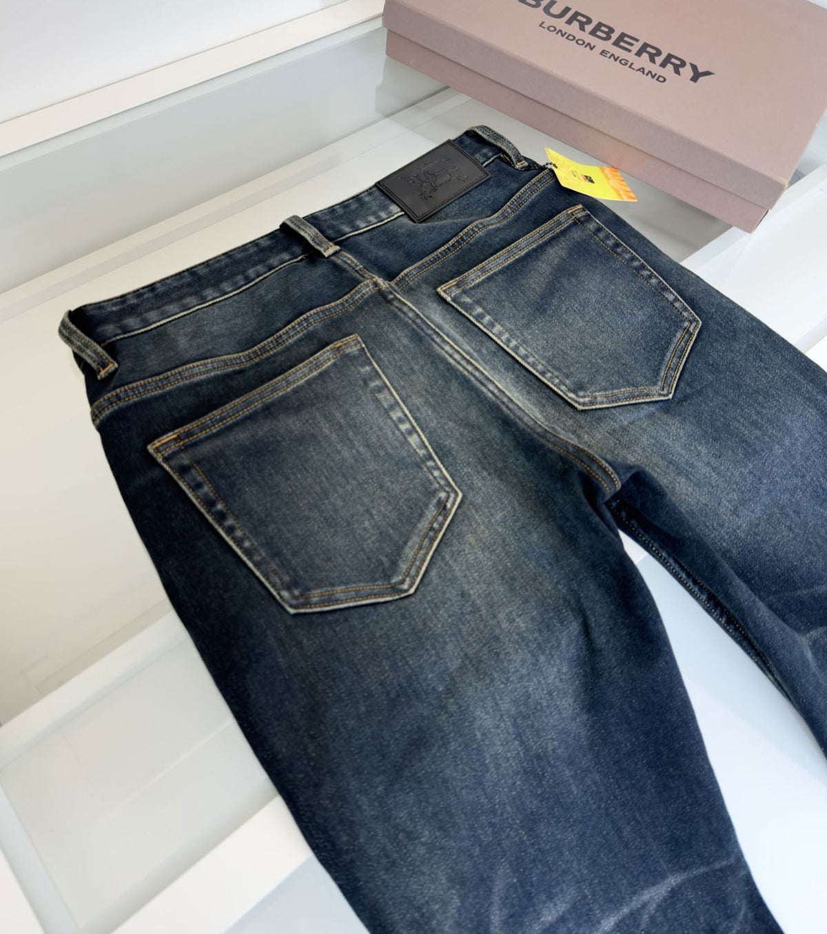 Men padded jeans
