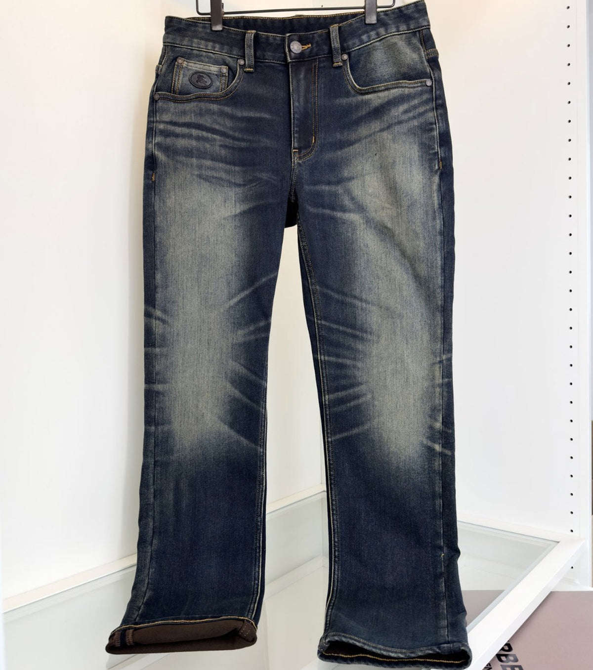 Men padded jeans